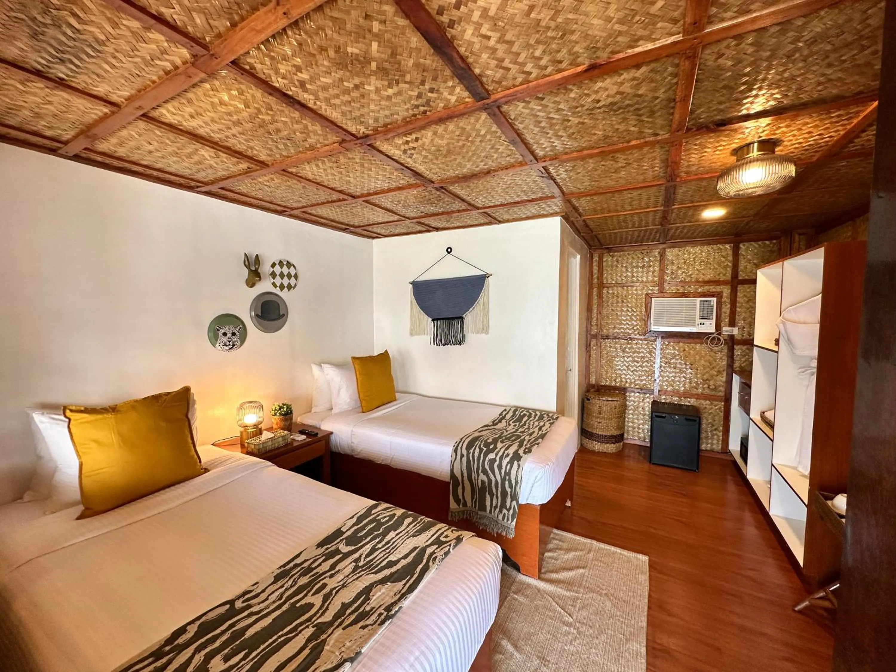 Bed in Beach Huts El Nido