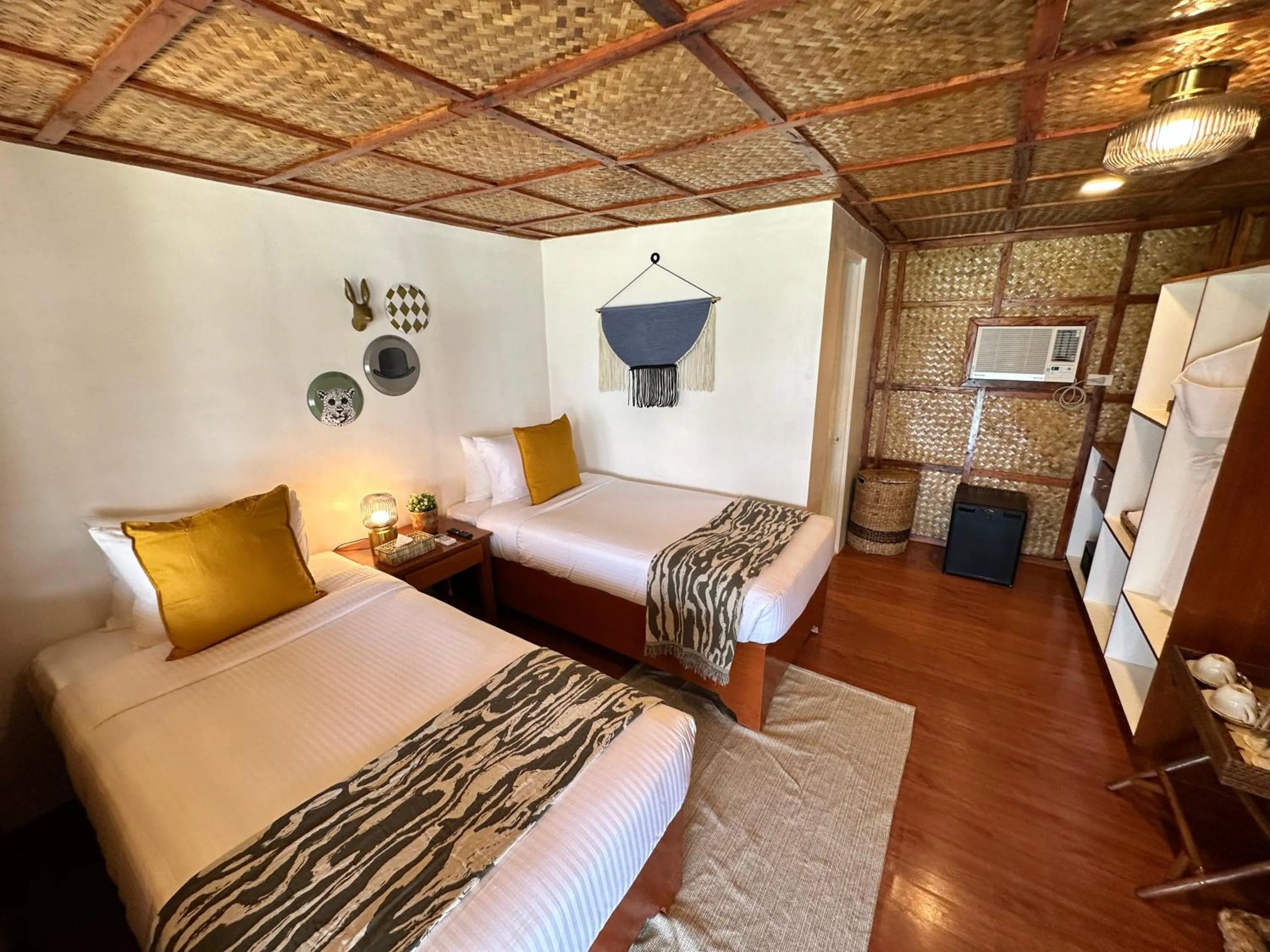 Bed in Beach Huts El Nido