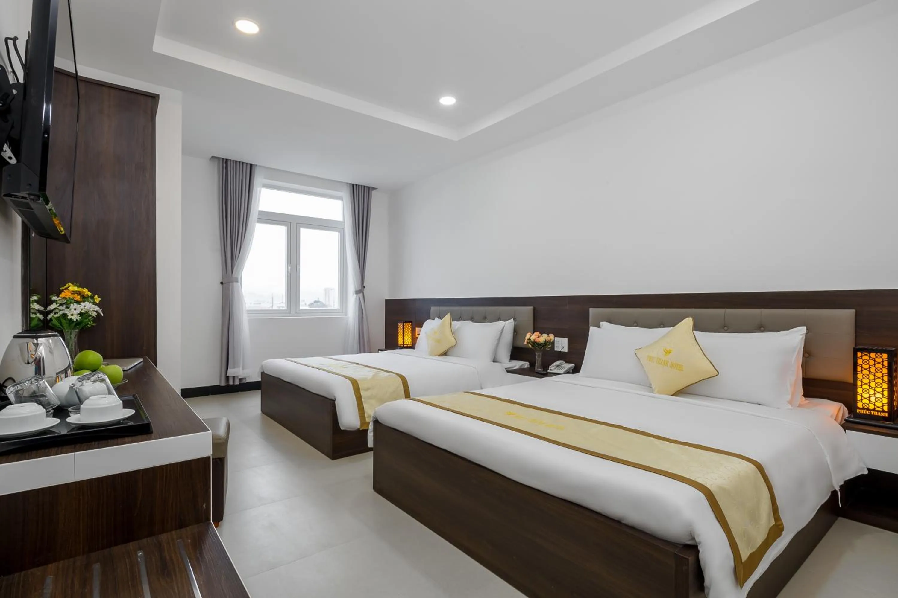 Bed in Phuc Thanh Luxury Hotel by THG