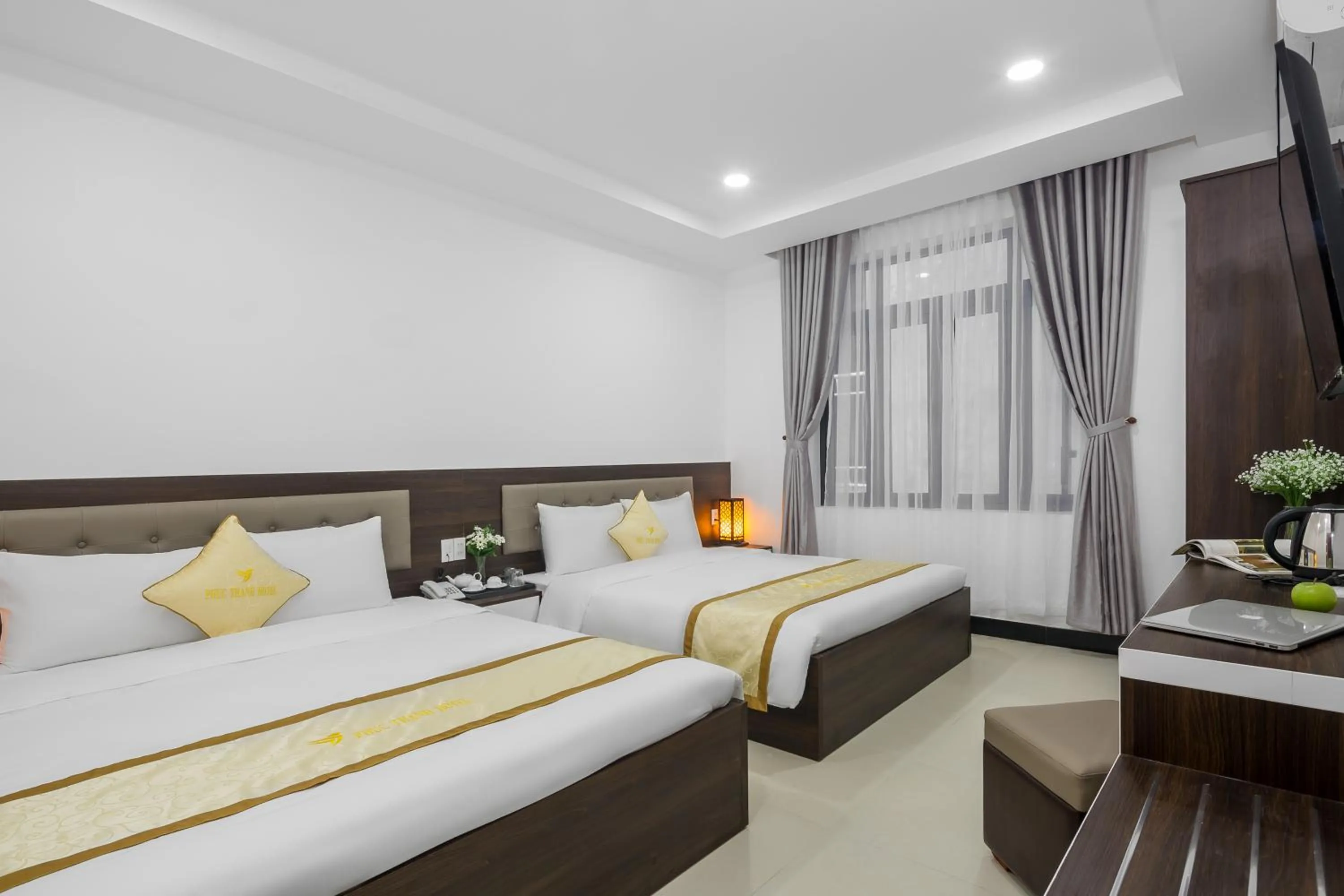 Bed in Phuc Thanh Luxury Hotel by THG
