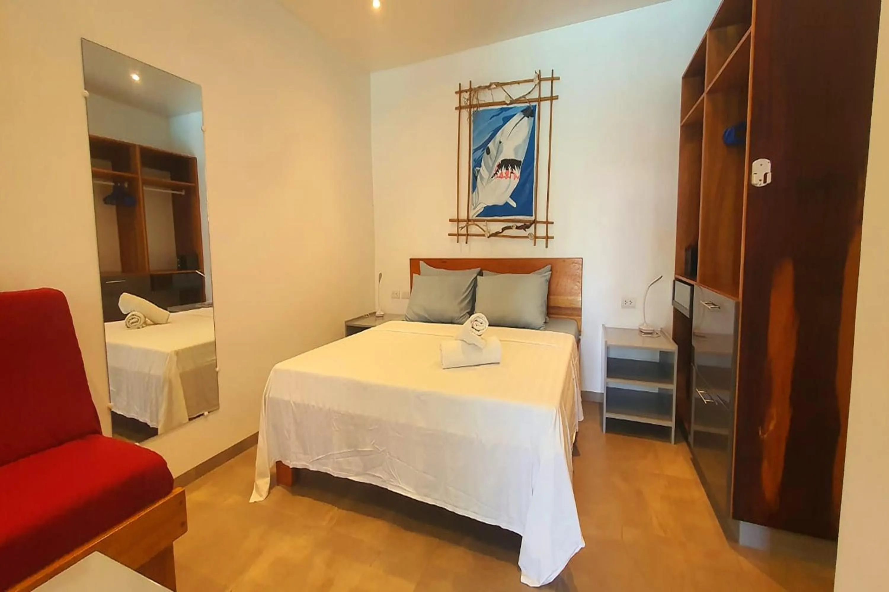 Bedroom, Bed in Pili Beach Resort Agmanic