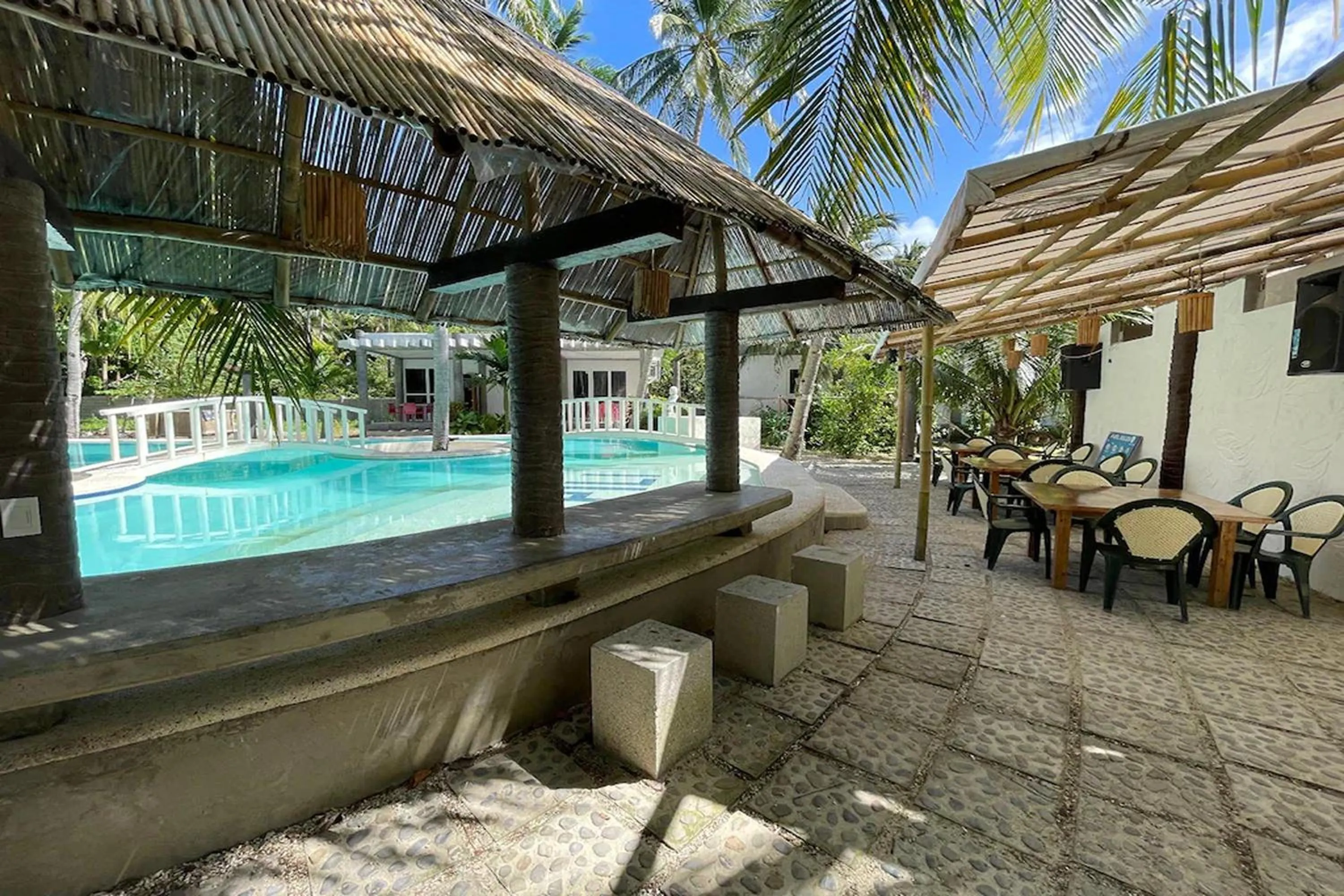 Swimming pool in Pili Beach Resort Agmanic