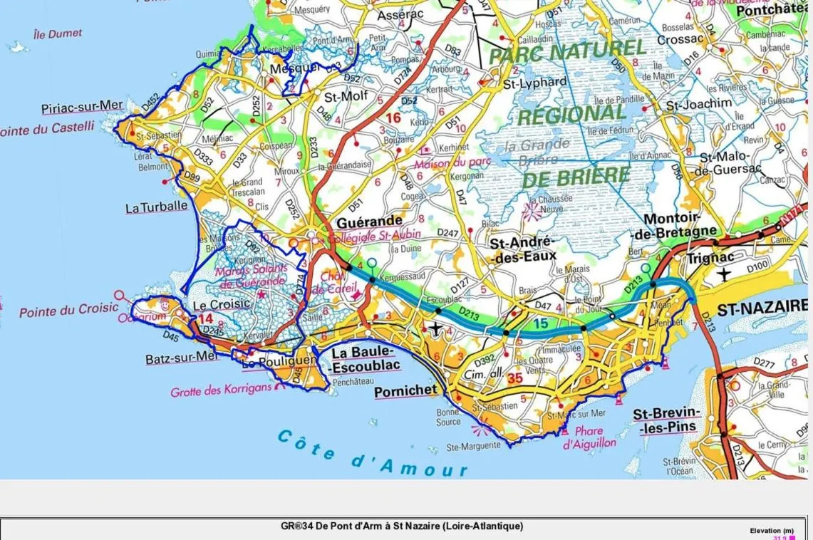 Nearby landmark in Aux portes de Pornichet, Chambres d'hôtes Ty'Sacha