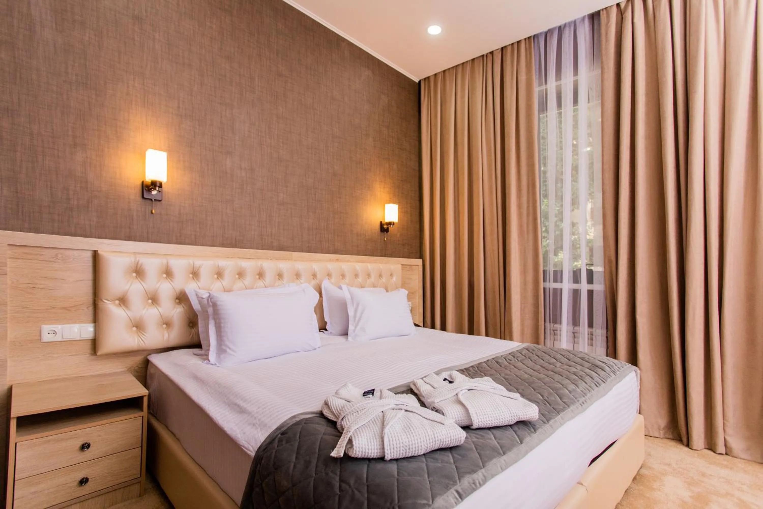 Bed in Gabrielle International Hotel