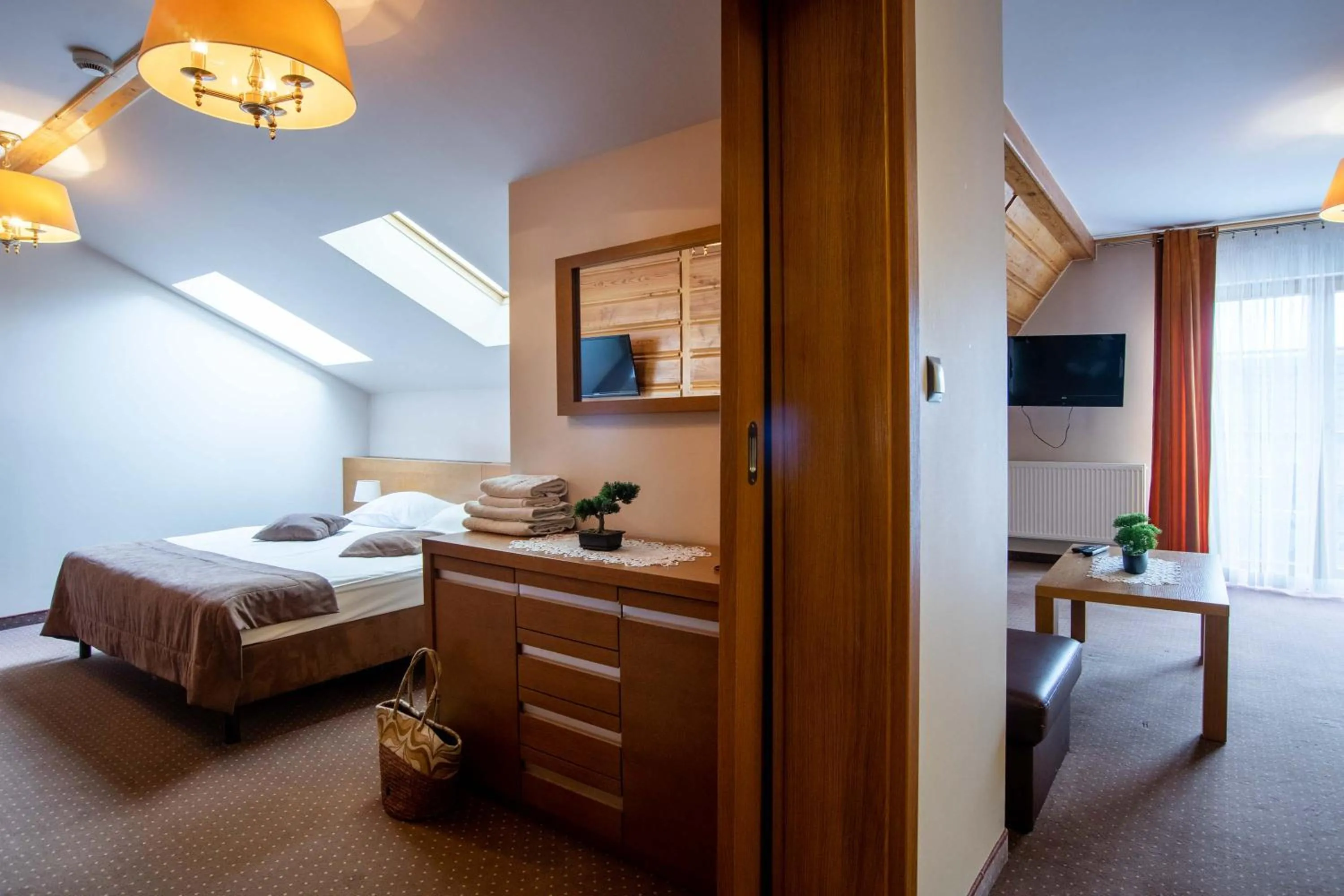 Photo of the whole room, Bed in Witowianka