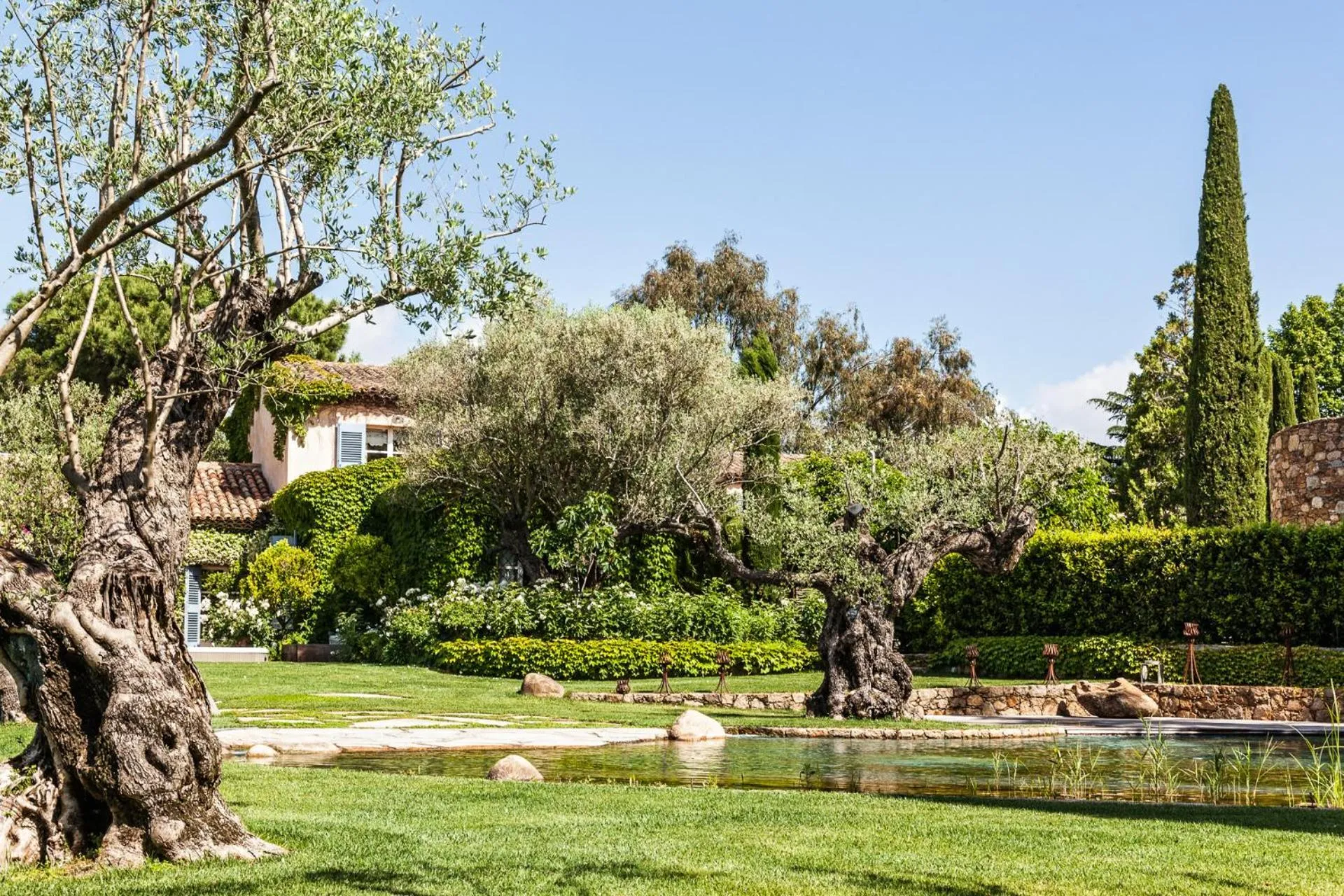 Natural landscape in Domaine Les Mésanges