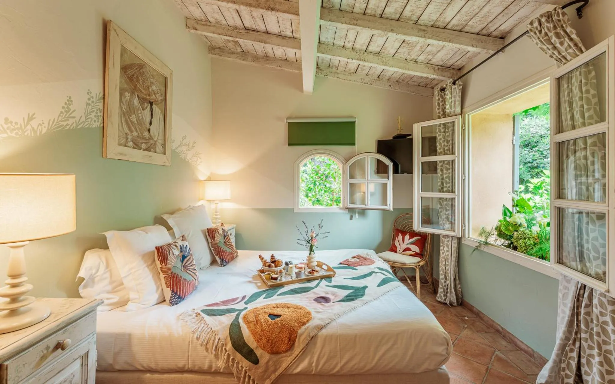 Bedroom, Bed in Domaine Les Mésanges