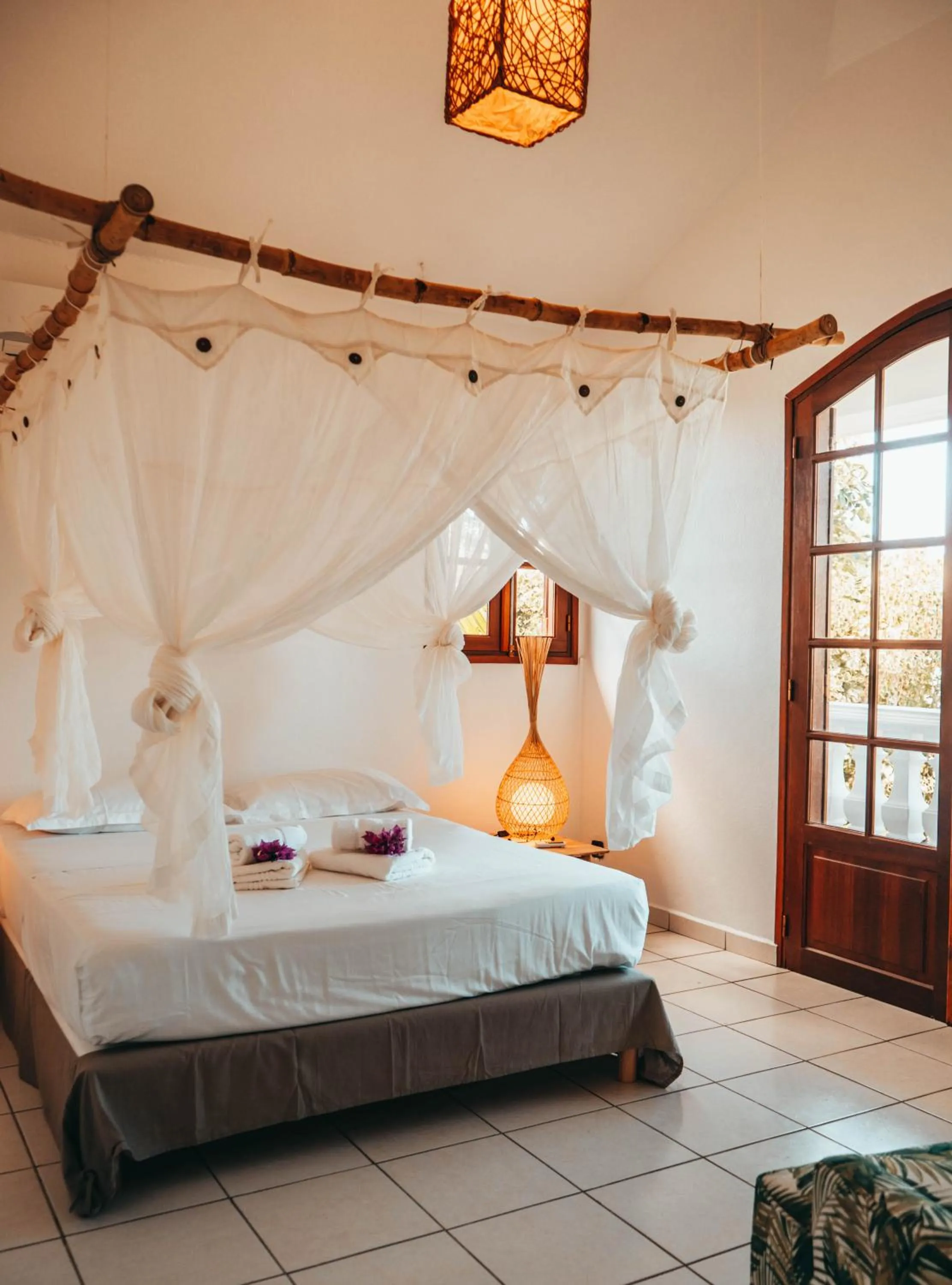 Bedroom, Bed in Domaine Saint-François