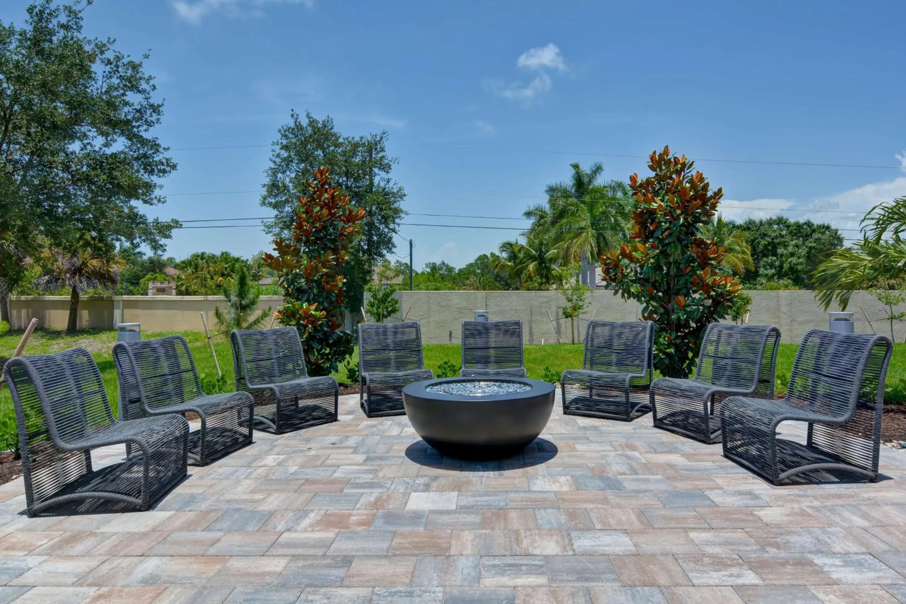 Patio in Home2 Suites By Hilton Naples I-75 Pine Ridge Road