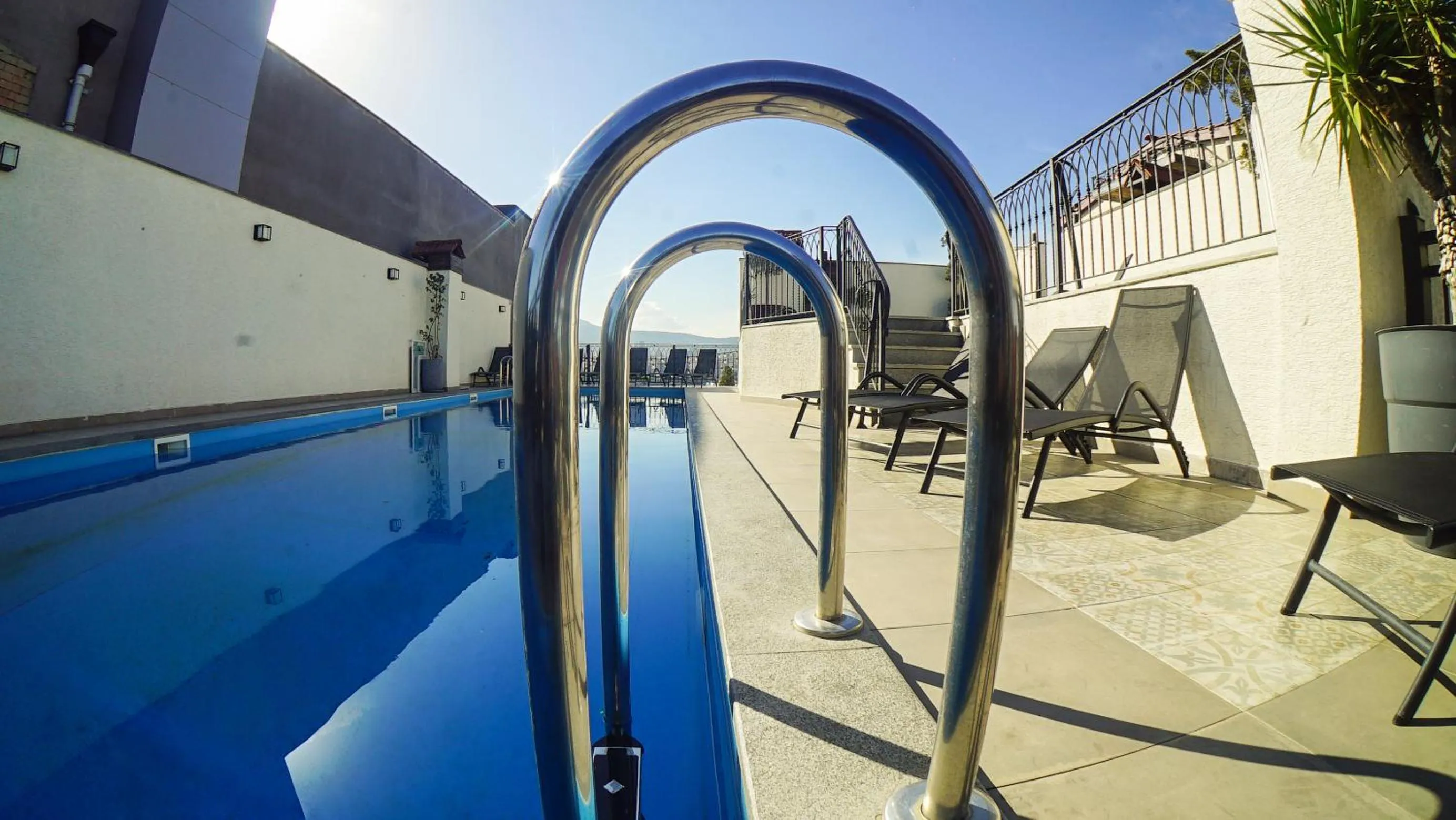 Swimming pool in TM Apart Hotel