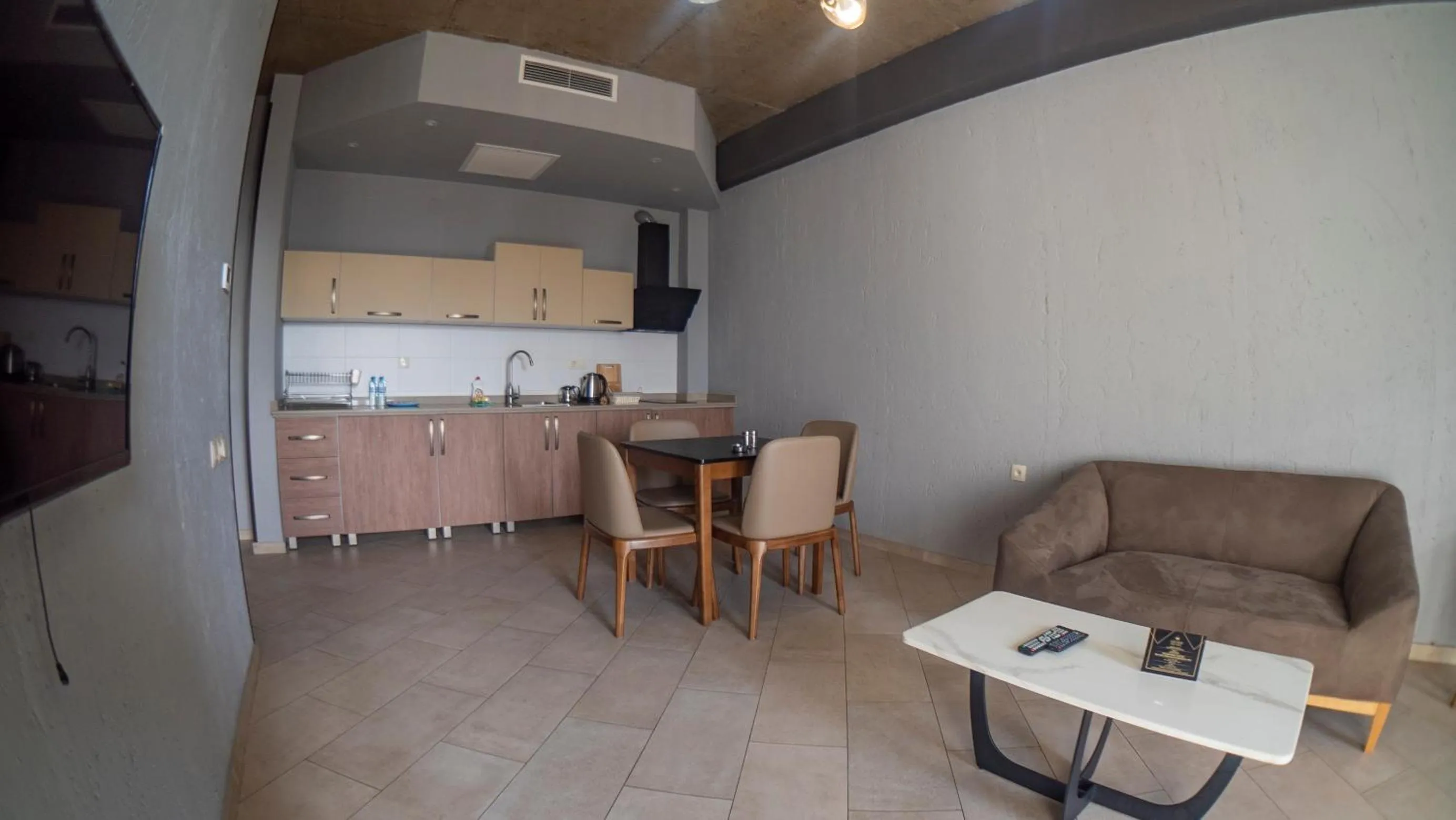 Kitchen or kitchenette in TM Apart Hotel