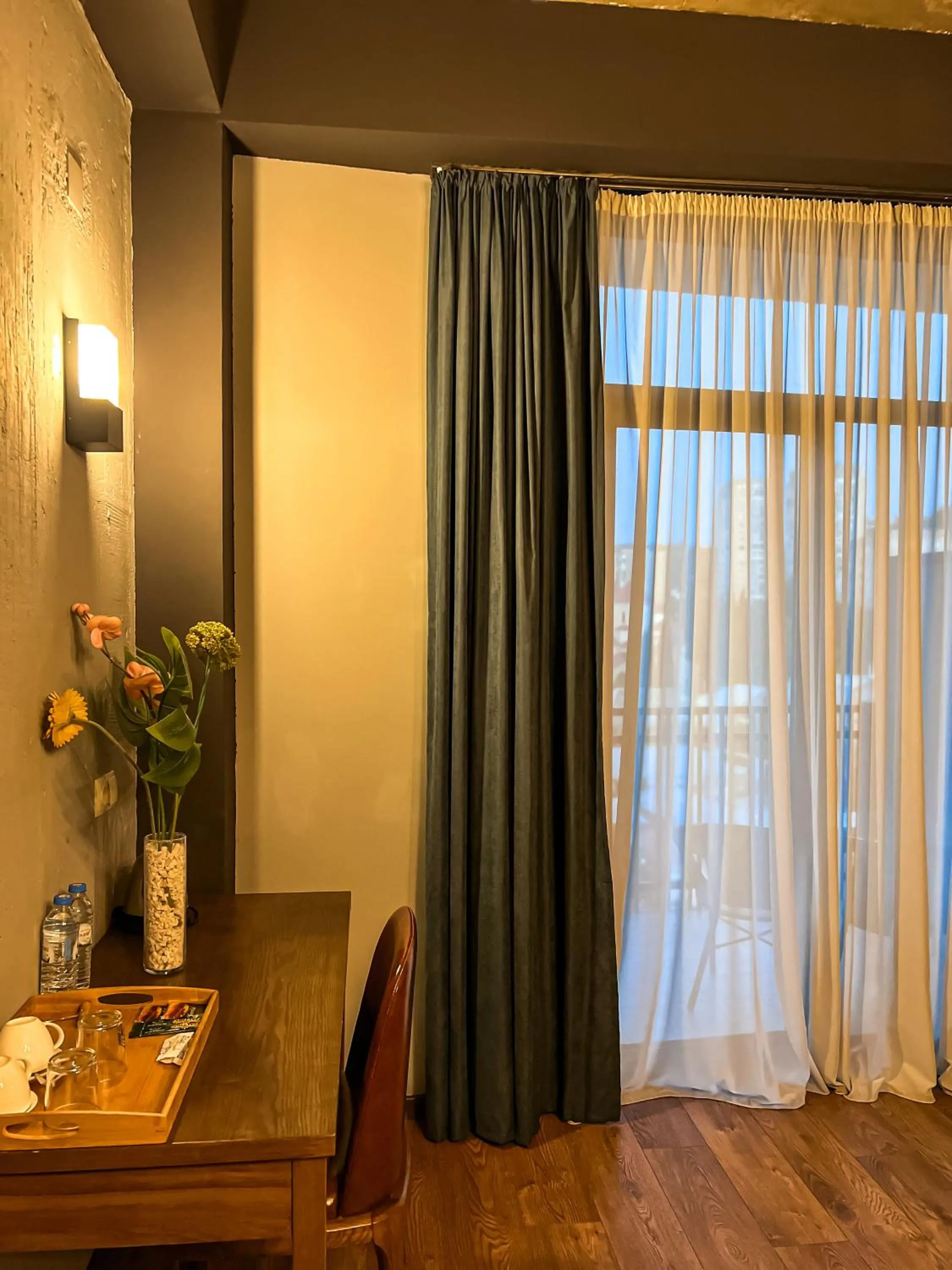 Seating area in TM Apart Hotel