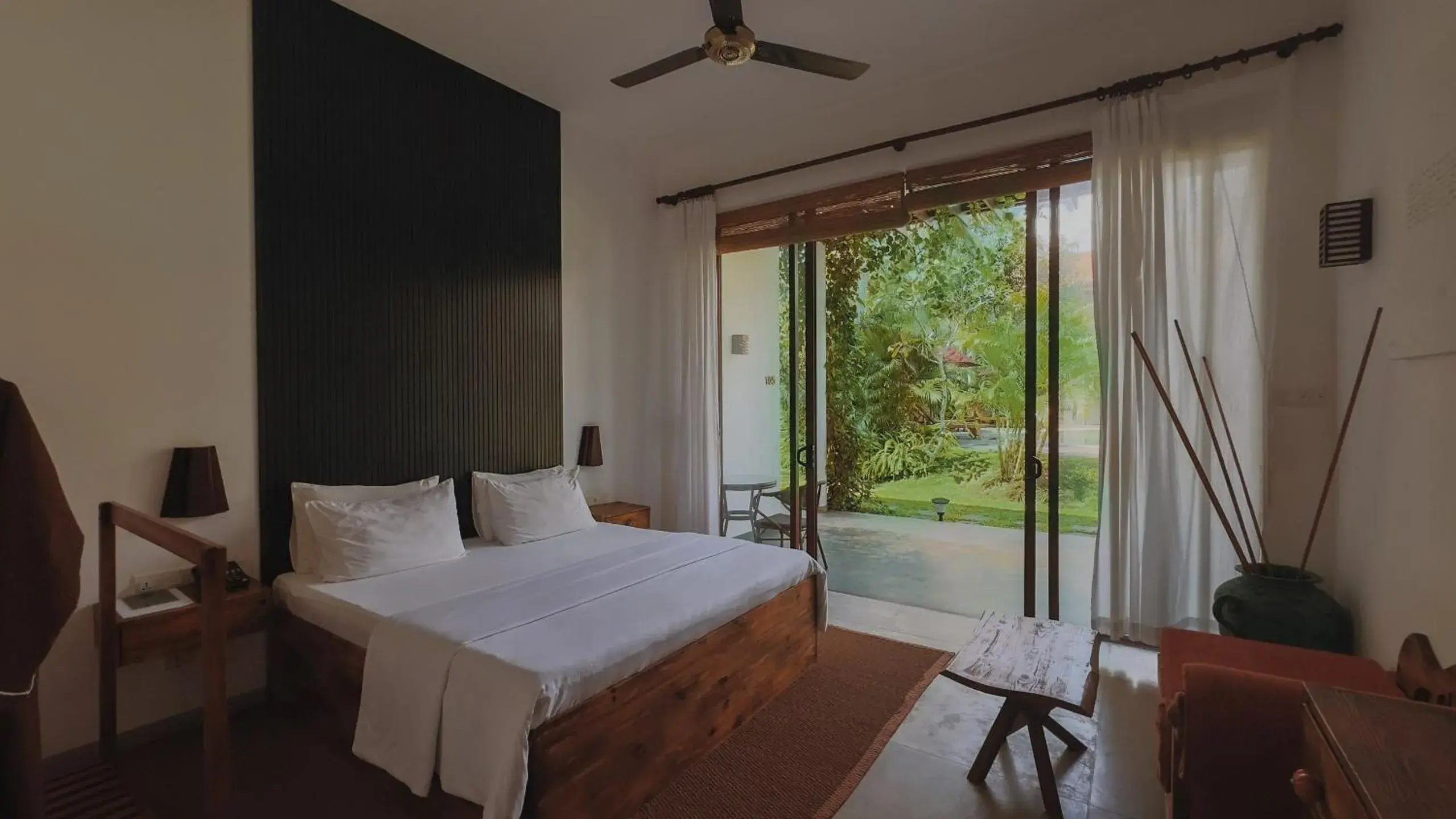 Double Room with Balcony - single occupancy in Palm Garden Ayurveda Resort Double Room with Balcony - single occupancy in Palm Garden Ayurveda Resort