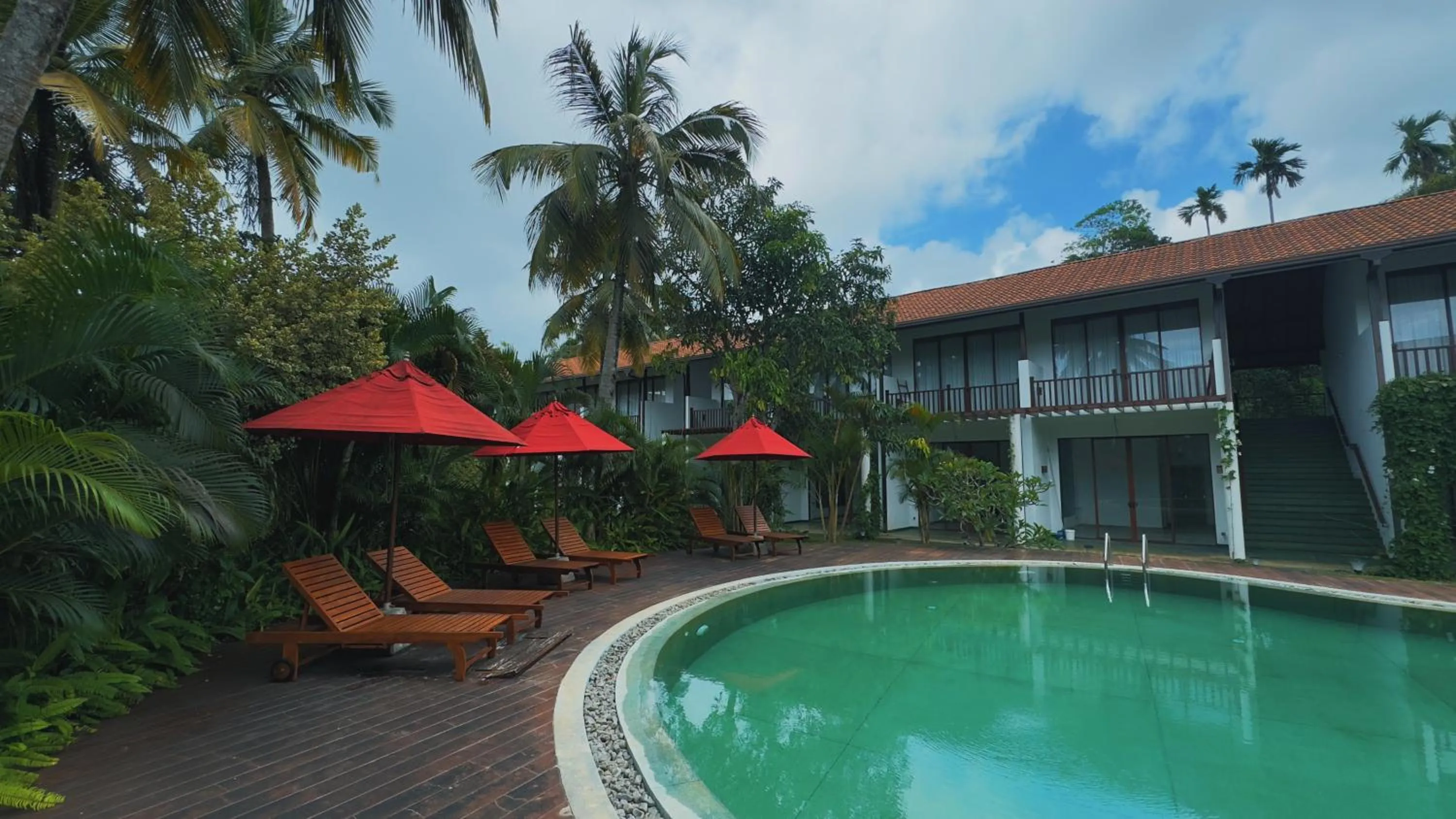 Swimming pool in Palm Garden Ayurveda Resort