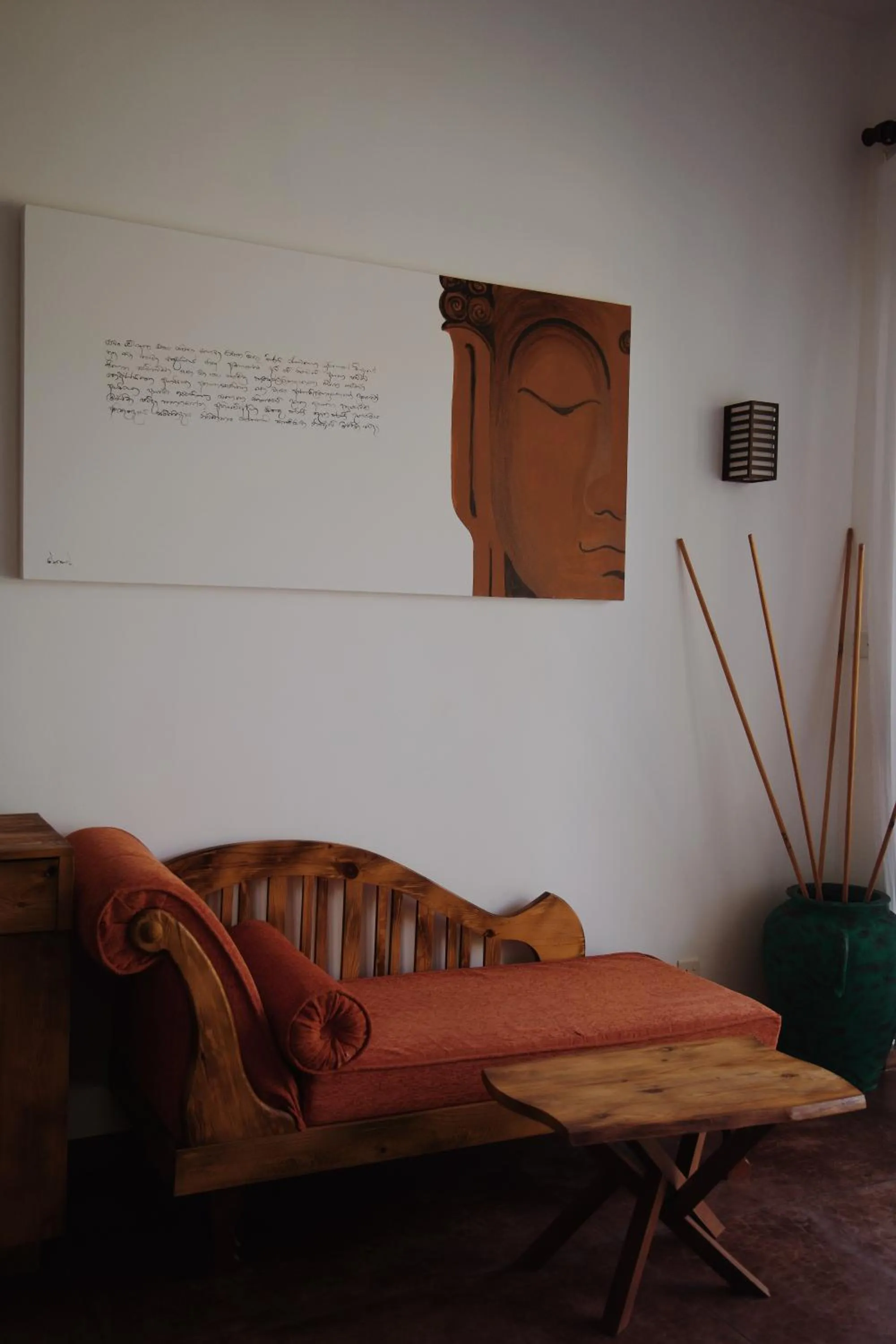 Seating area in Palm Garden Ayurveda Resort