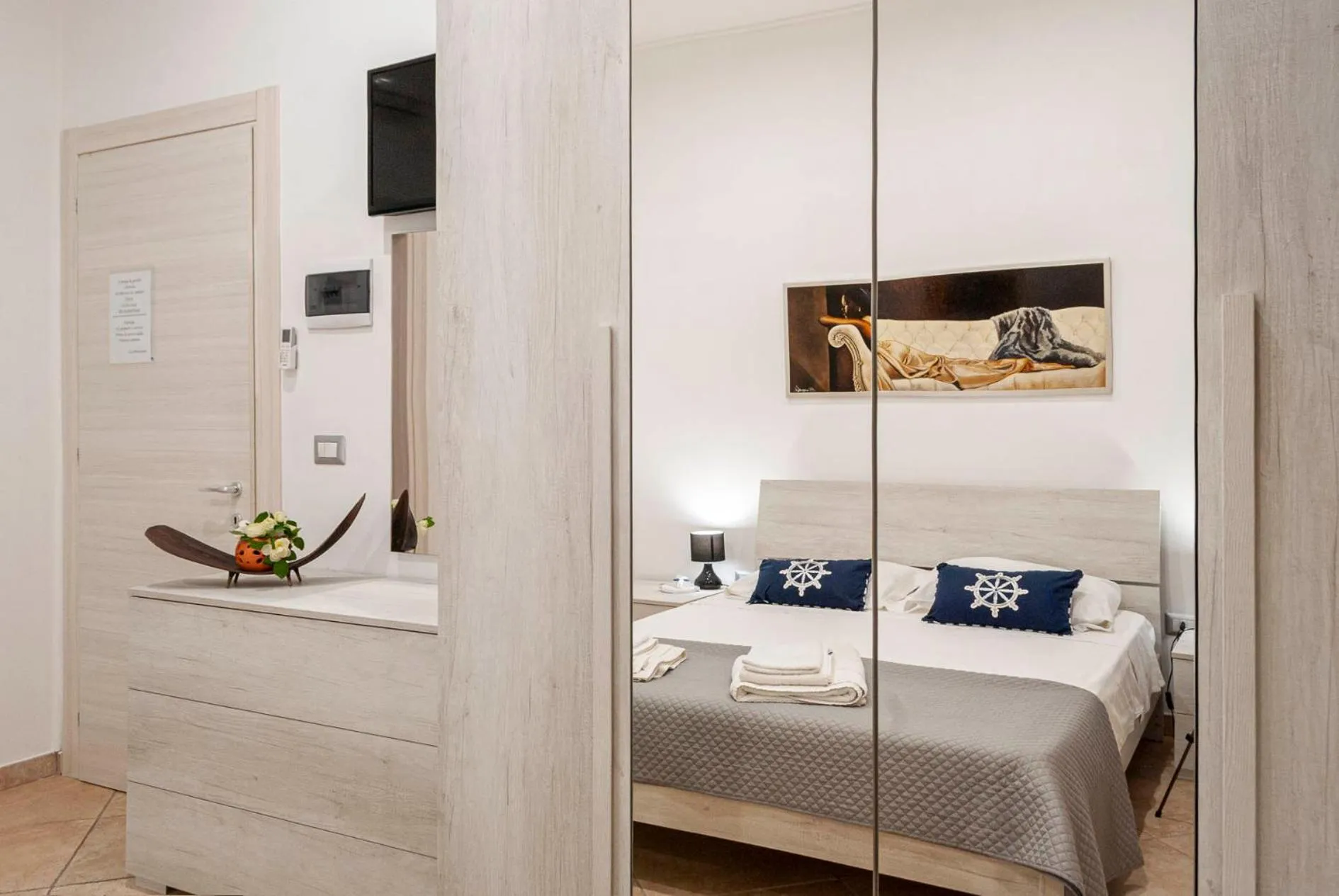 Bedroom, Bed in da Rocco B&B