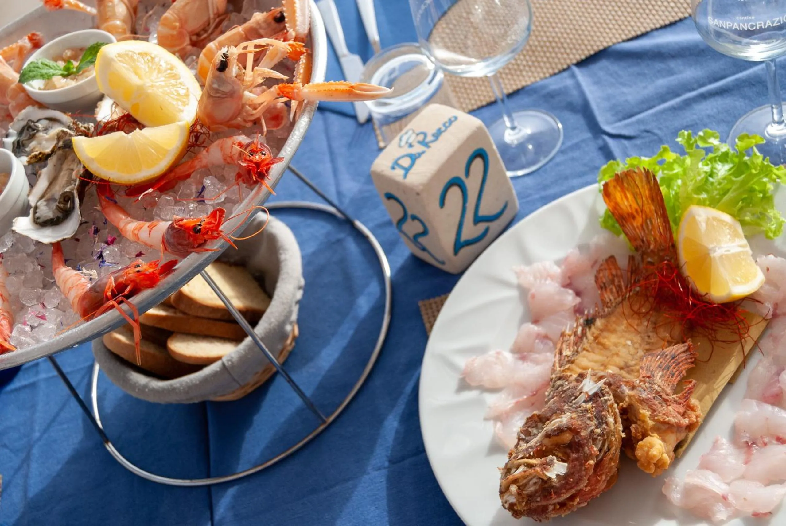 Restaurant/places to eat in da Rocco B&B