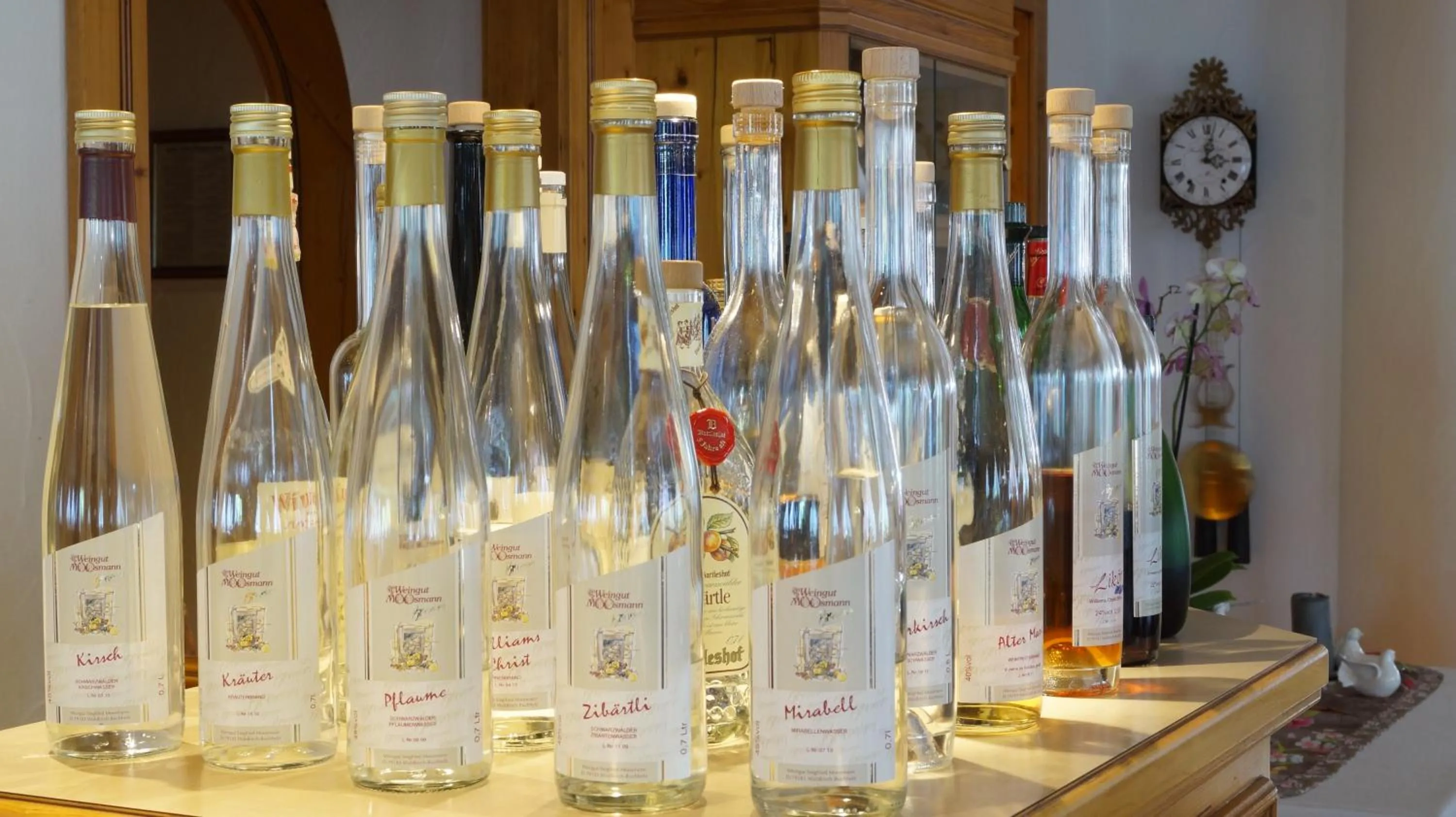 Alcoholic drinks in Hotel Schwarzenbergs Traube