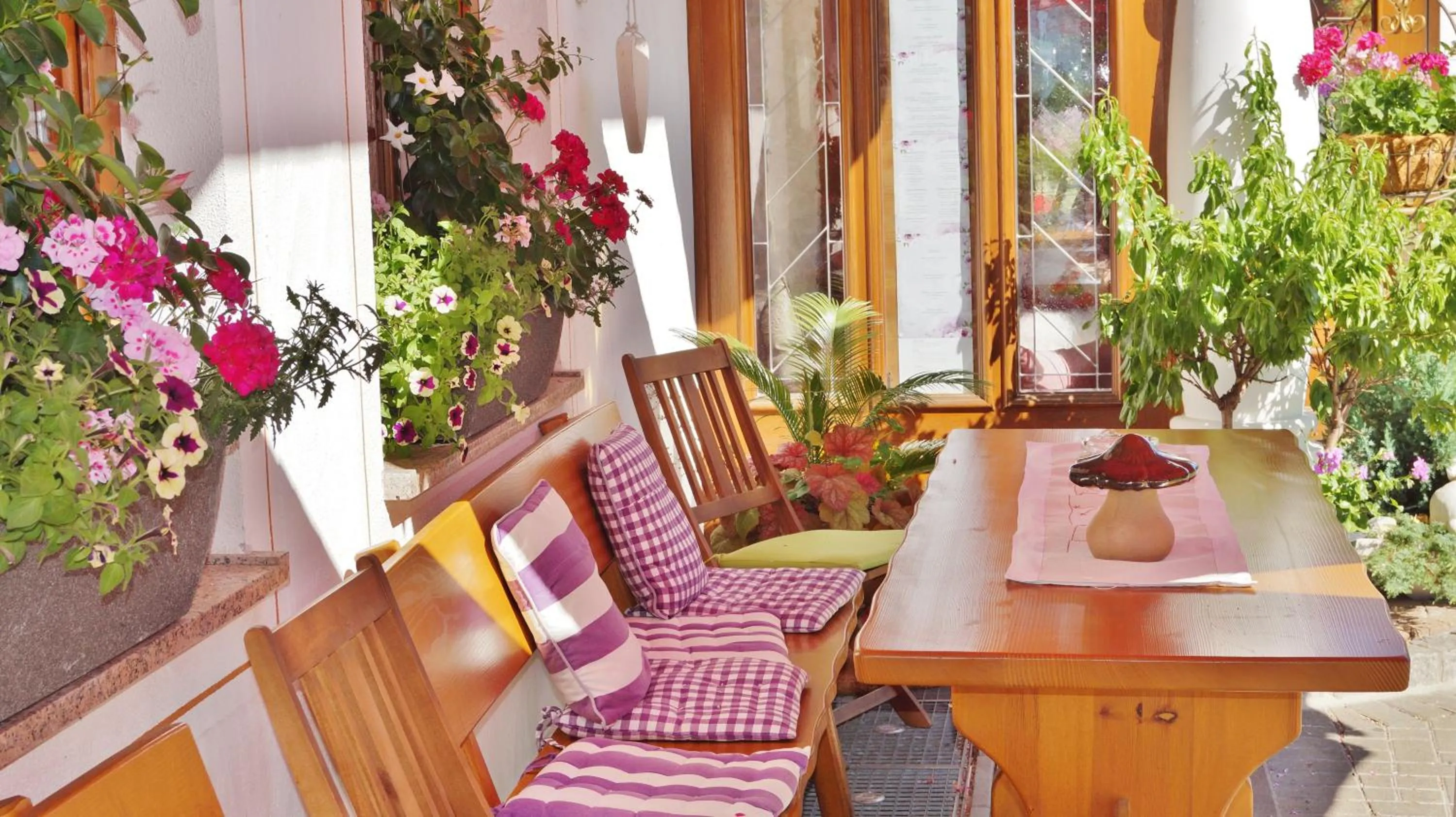 Balcony/Terrace in Hotel Schwarzenbergs Traube