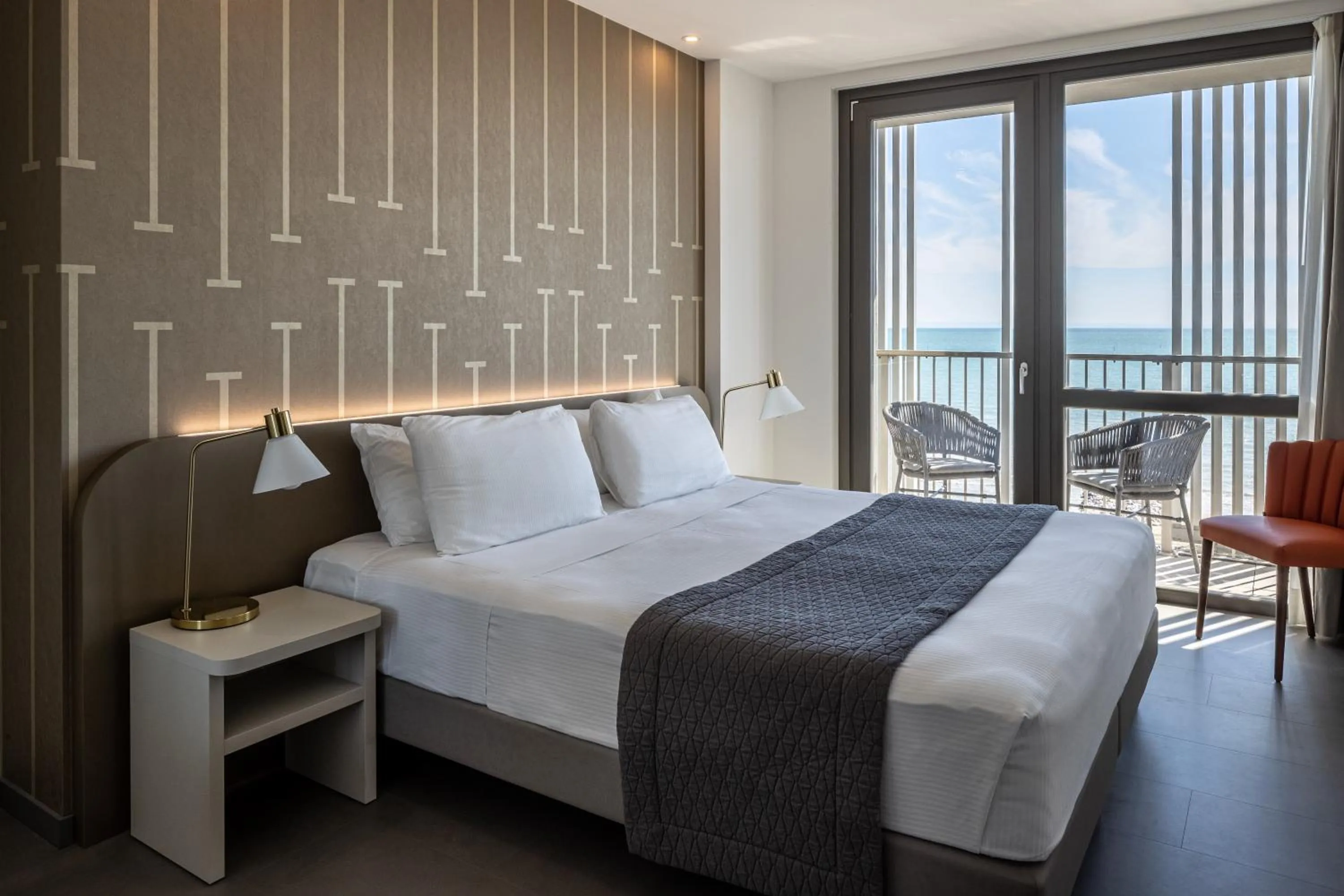 Bed in DIVA HOTEL LIGNANO - Adults Only