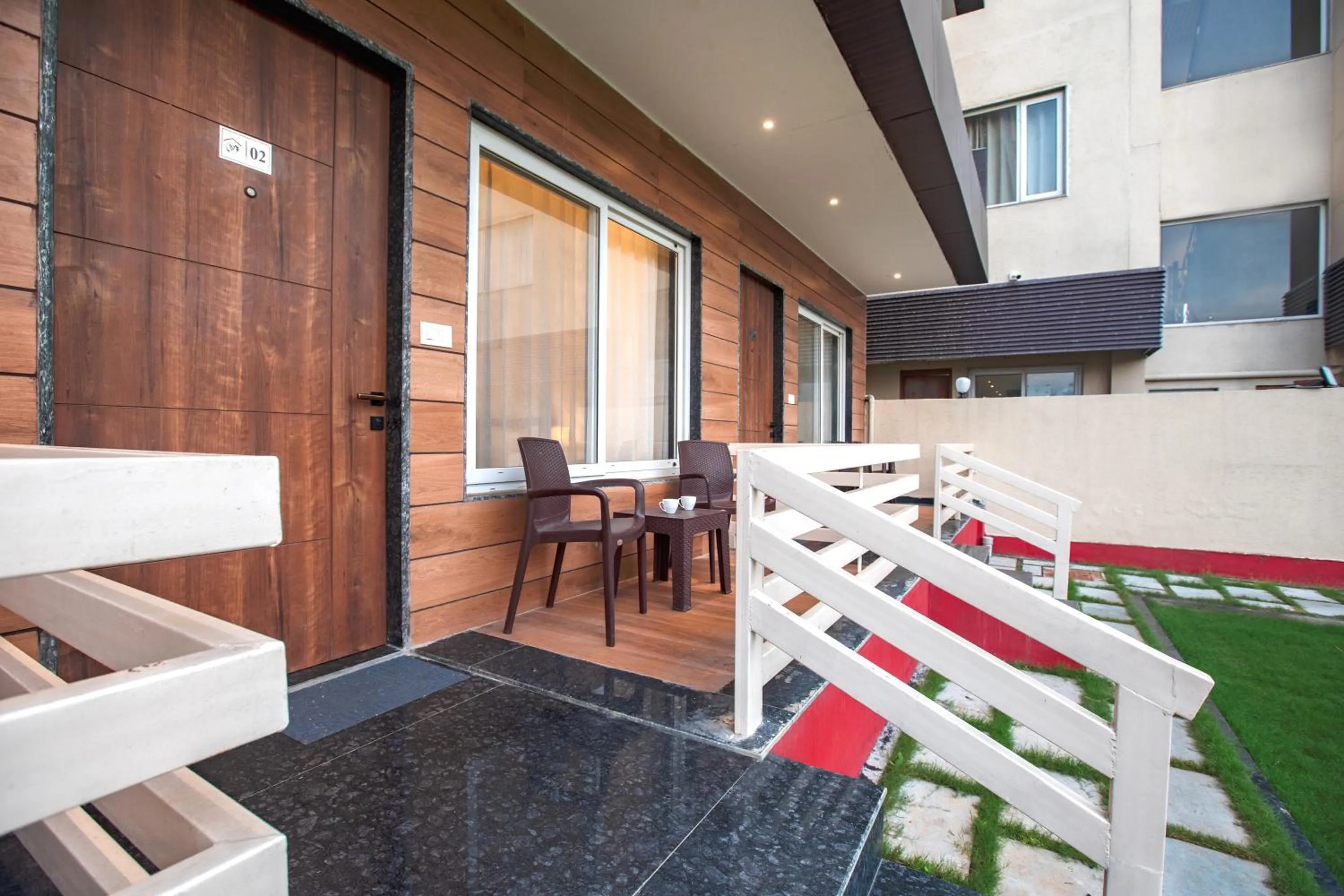 Balcony/Terrace in The Vrindwoods