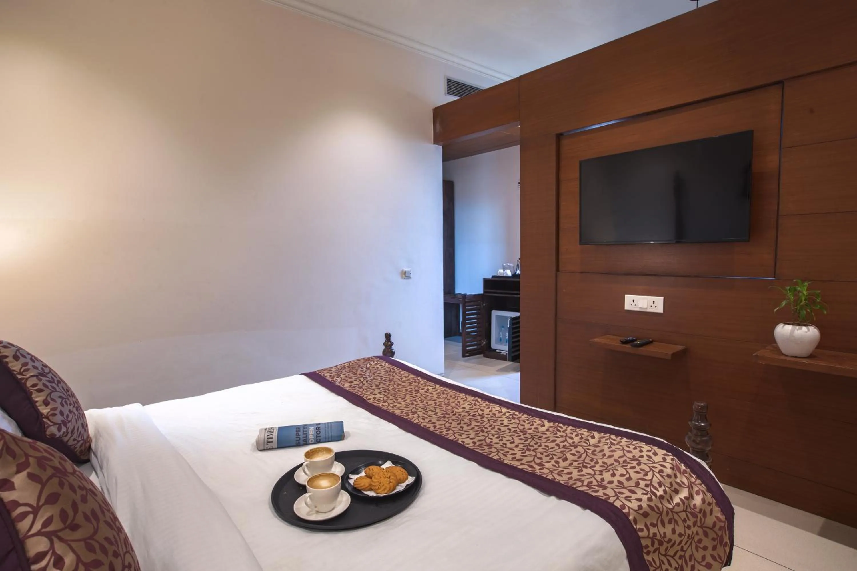 Bedroom in The Vrindwoods