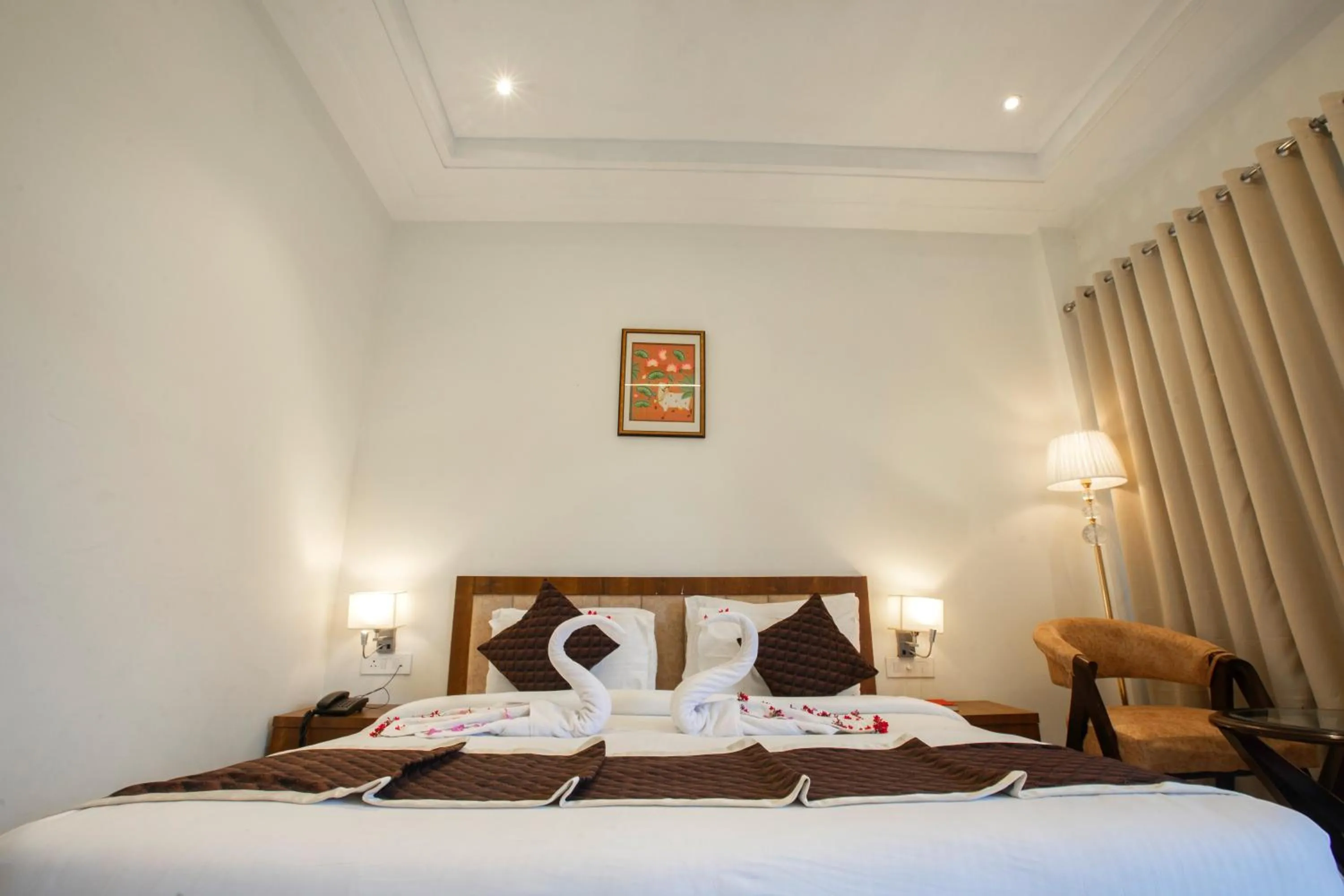 Bedroom in The Vrindwoods