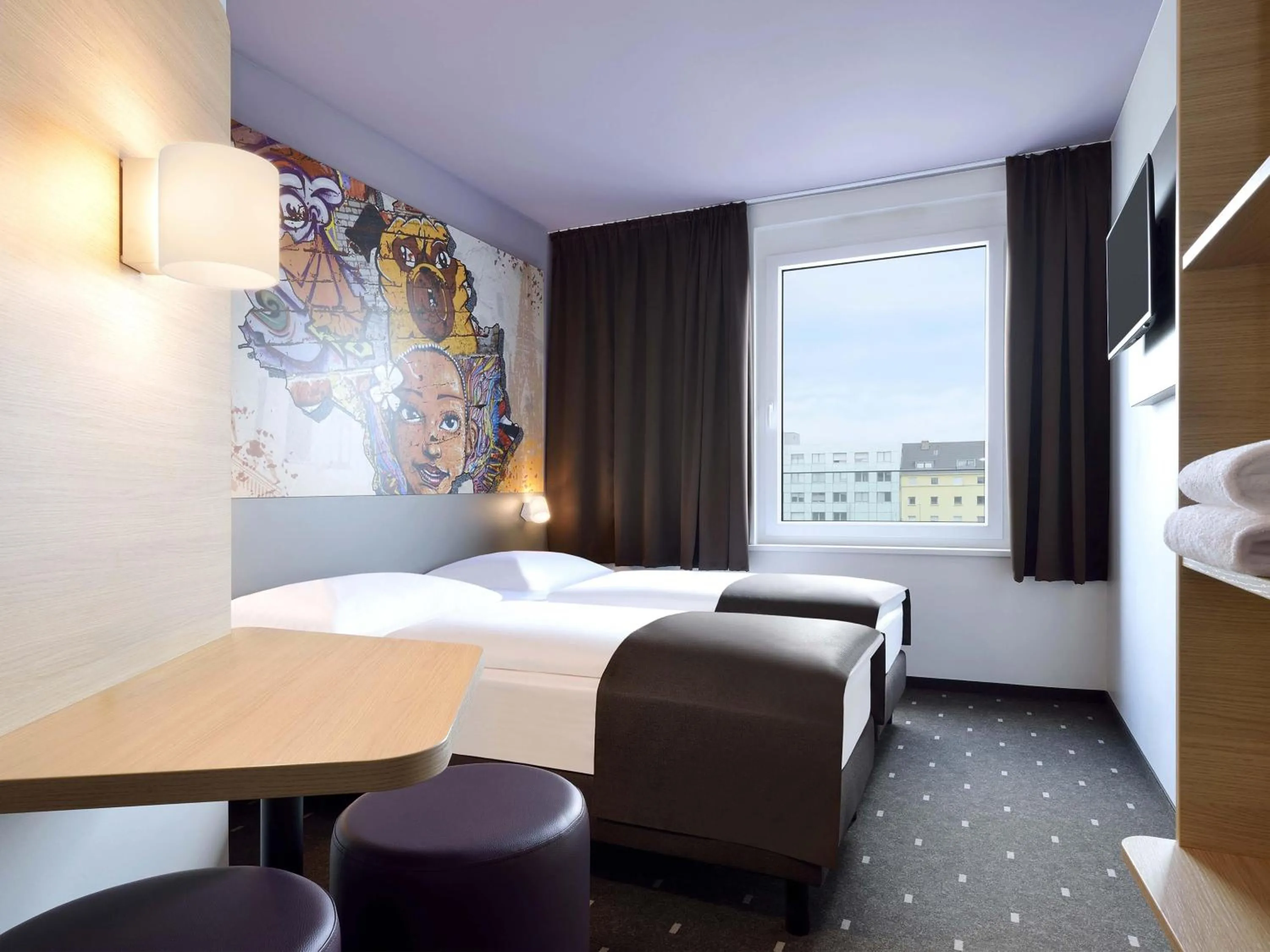 Bed in B&B Hotel Köln-Ehrenfeld