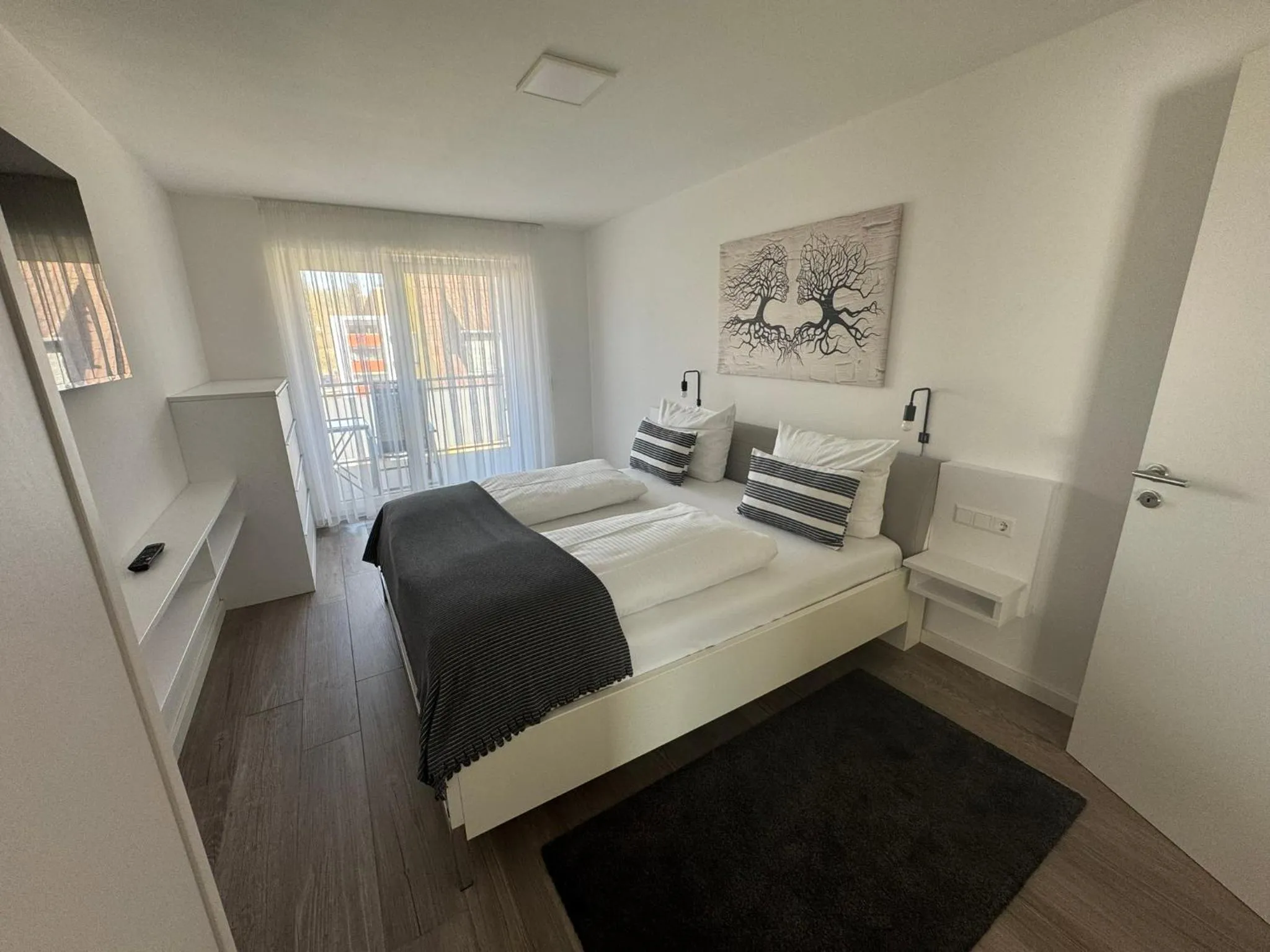 Bedroom, Bed in Hotel Barth