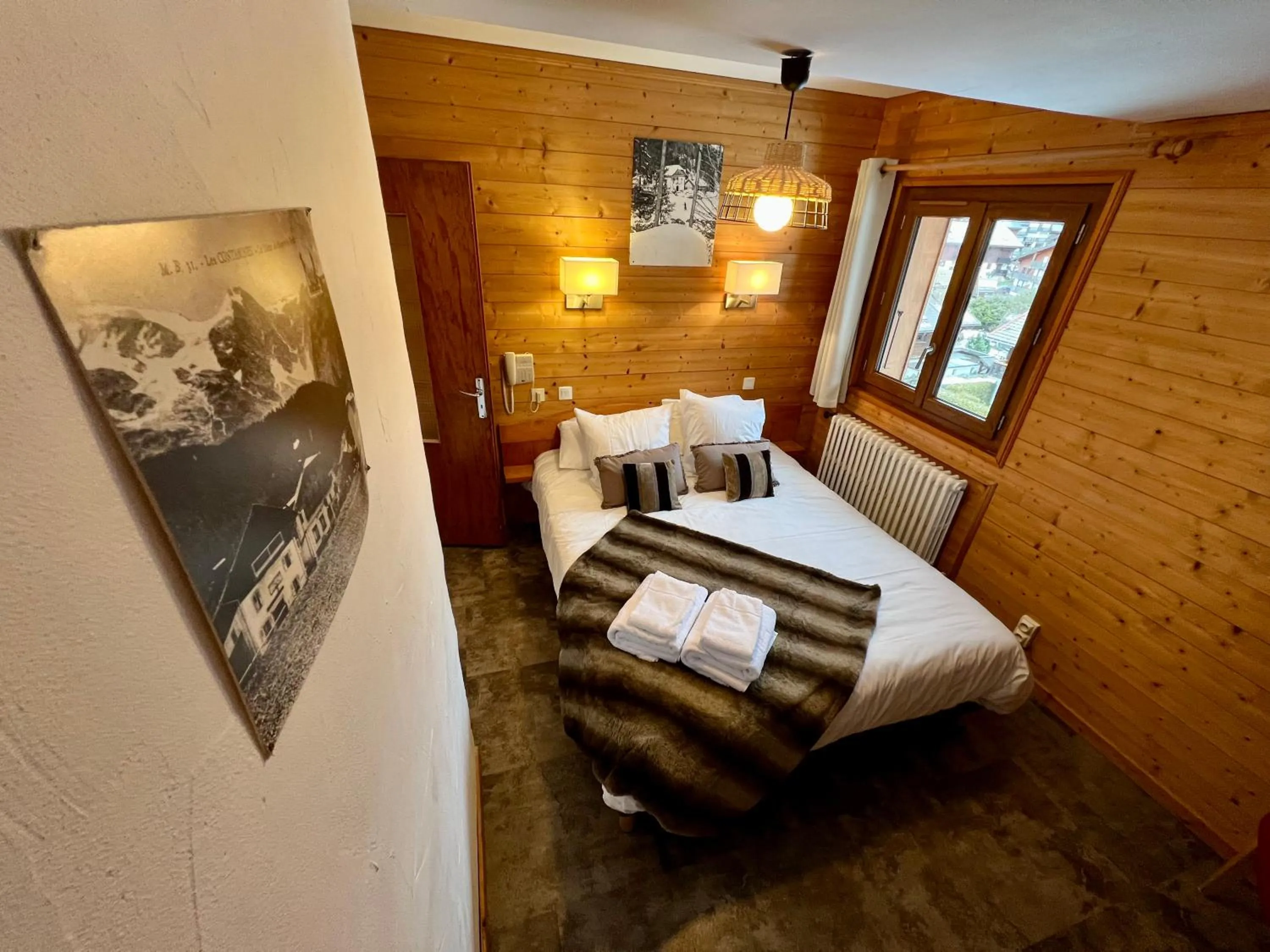 Bed in Hotel Le Christiania