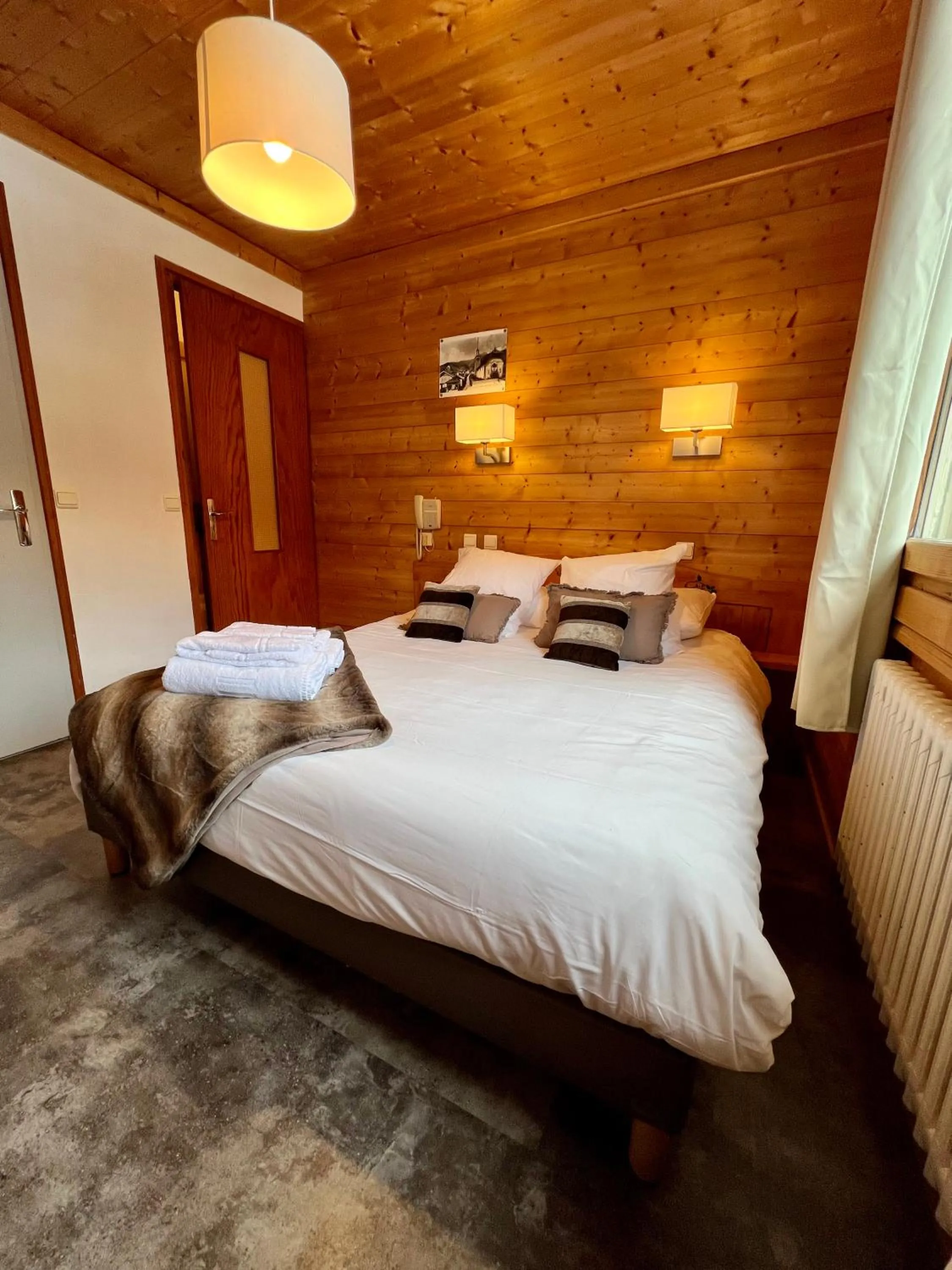 Bed in Hotel Le Christiania