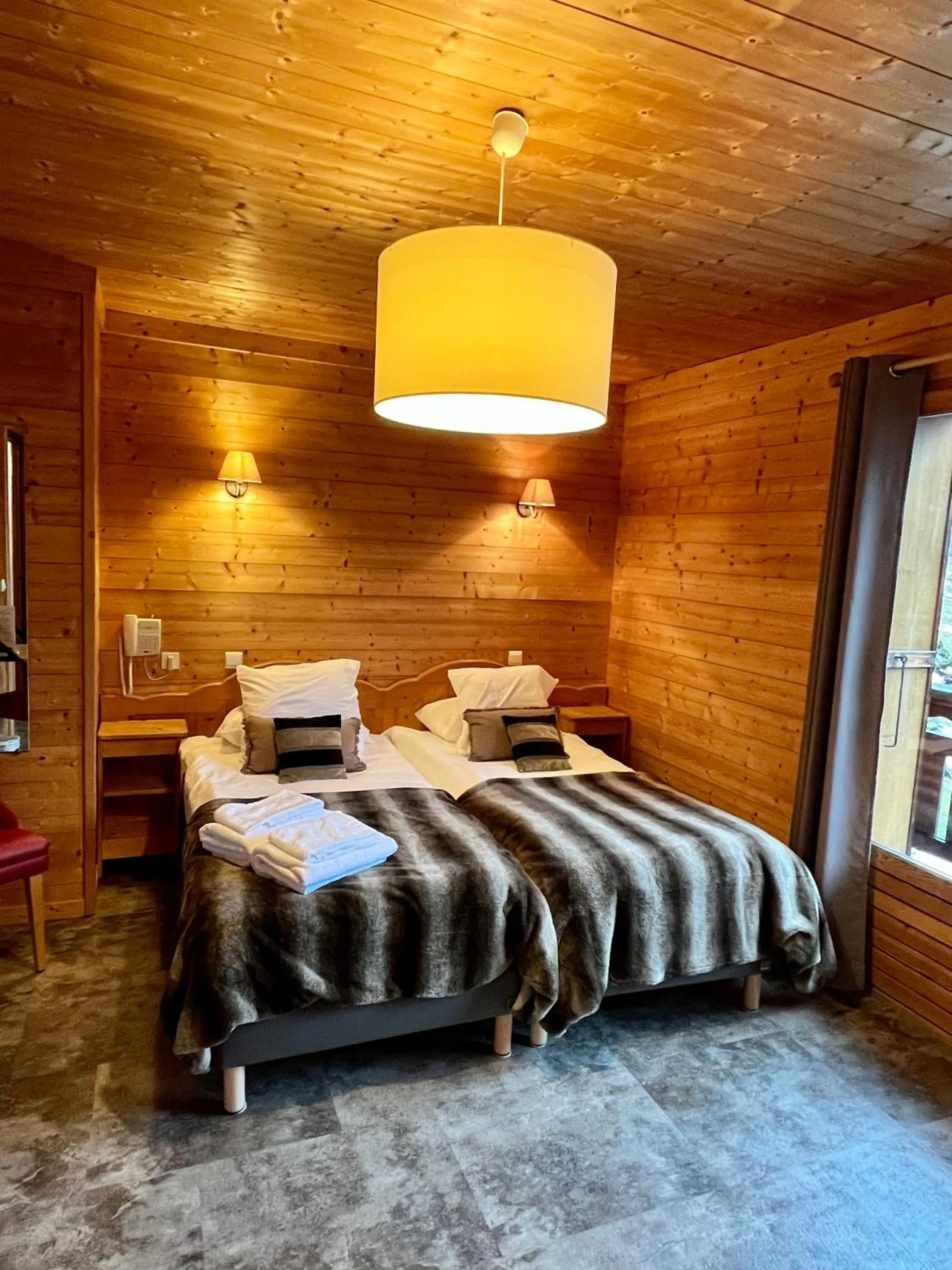 Bed in Hotel Le Christiania