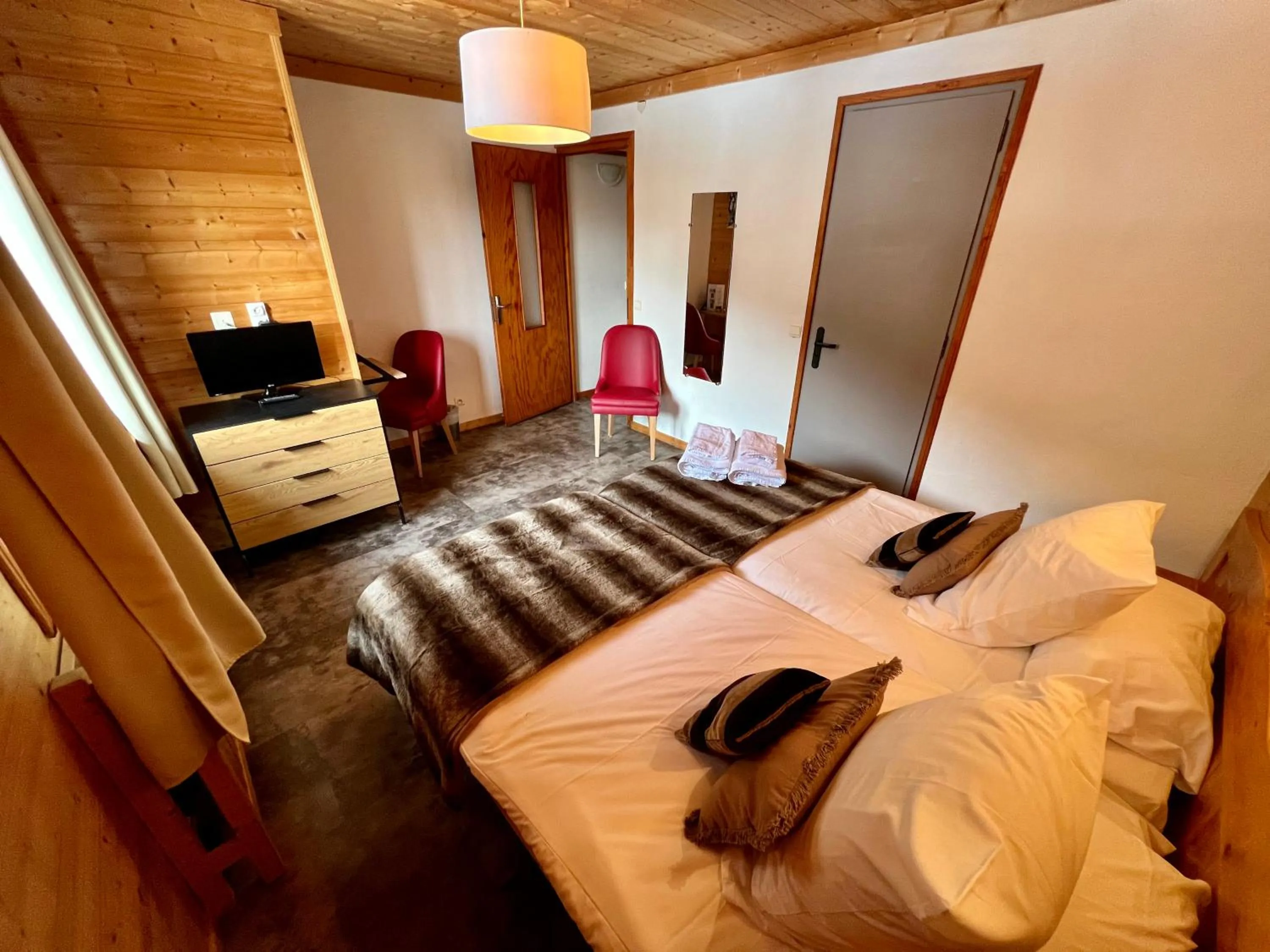 Bed in Hotel Le Christiania