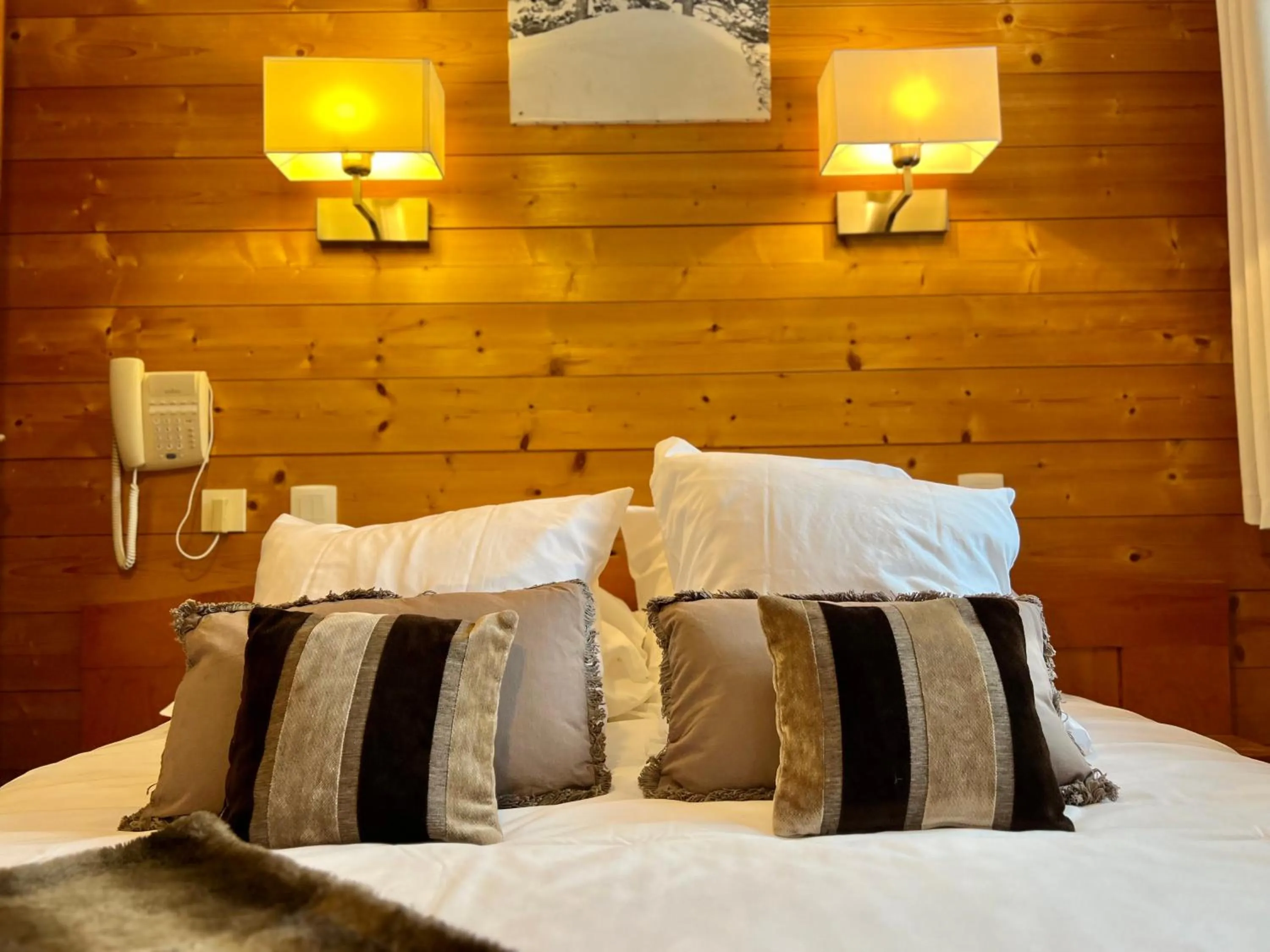 Bed in Hotel Le Christiania