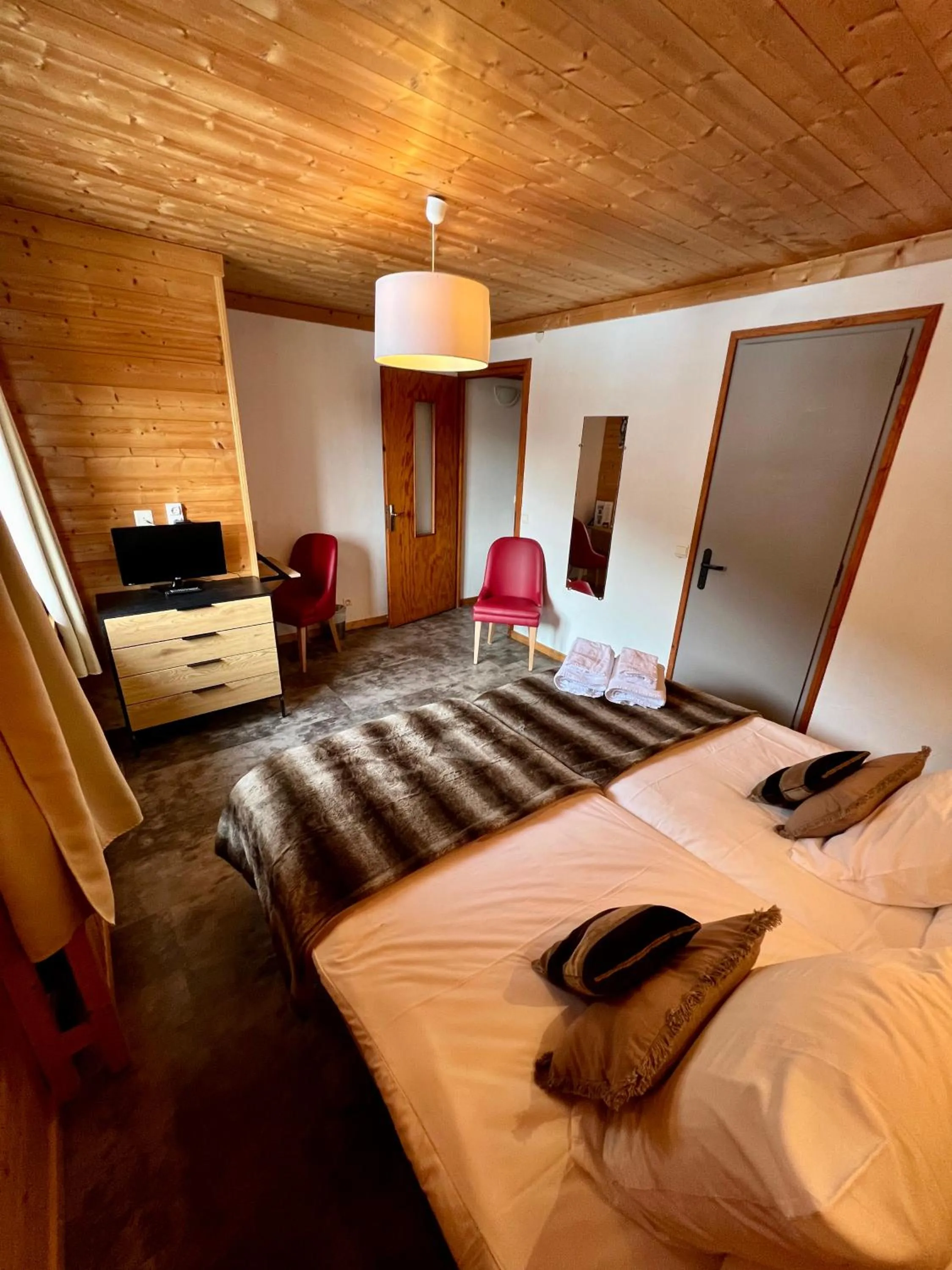 Bed in Hotel Le Christiania