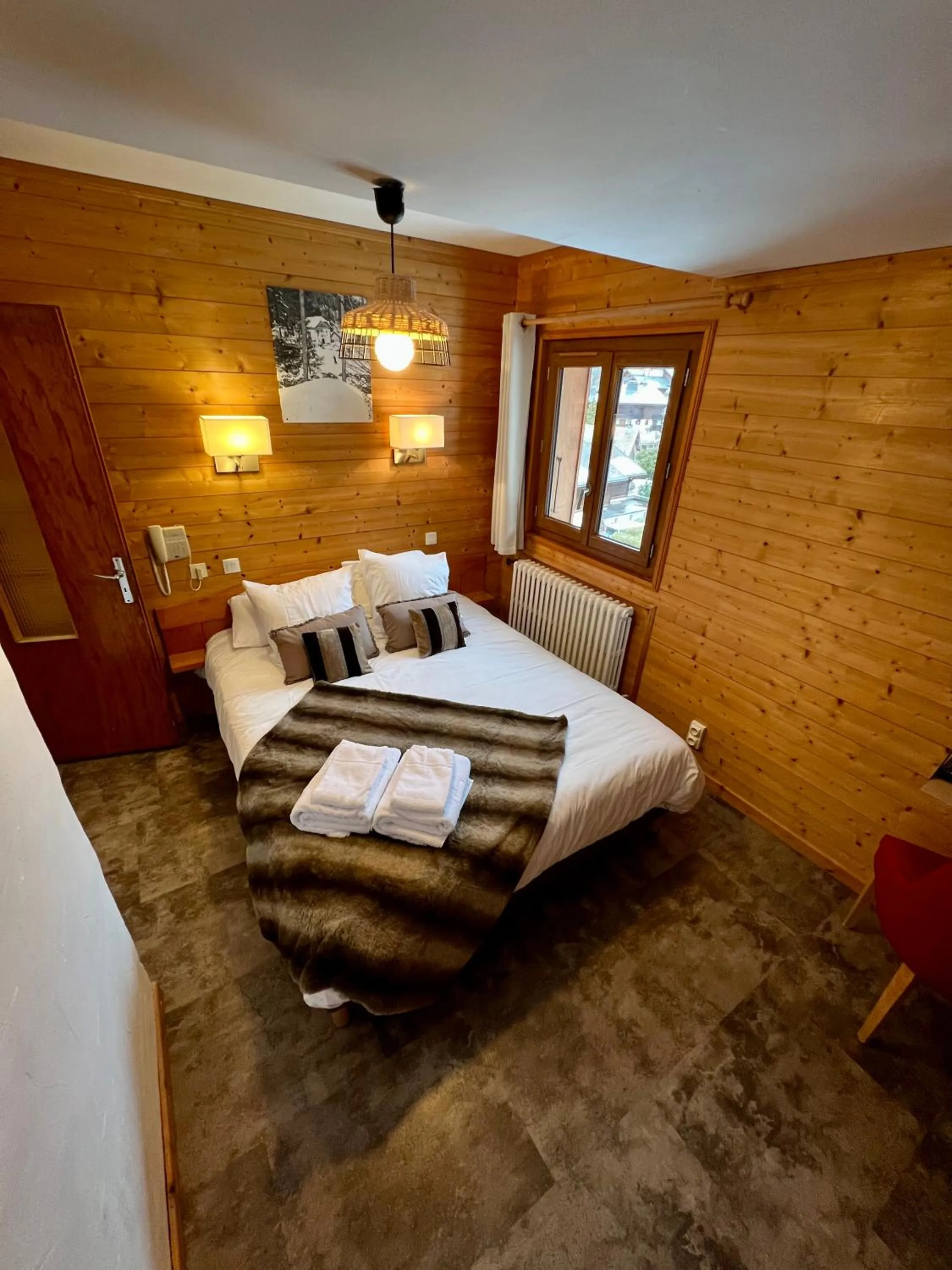 Bed in Hotel Le Christiania