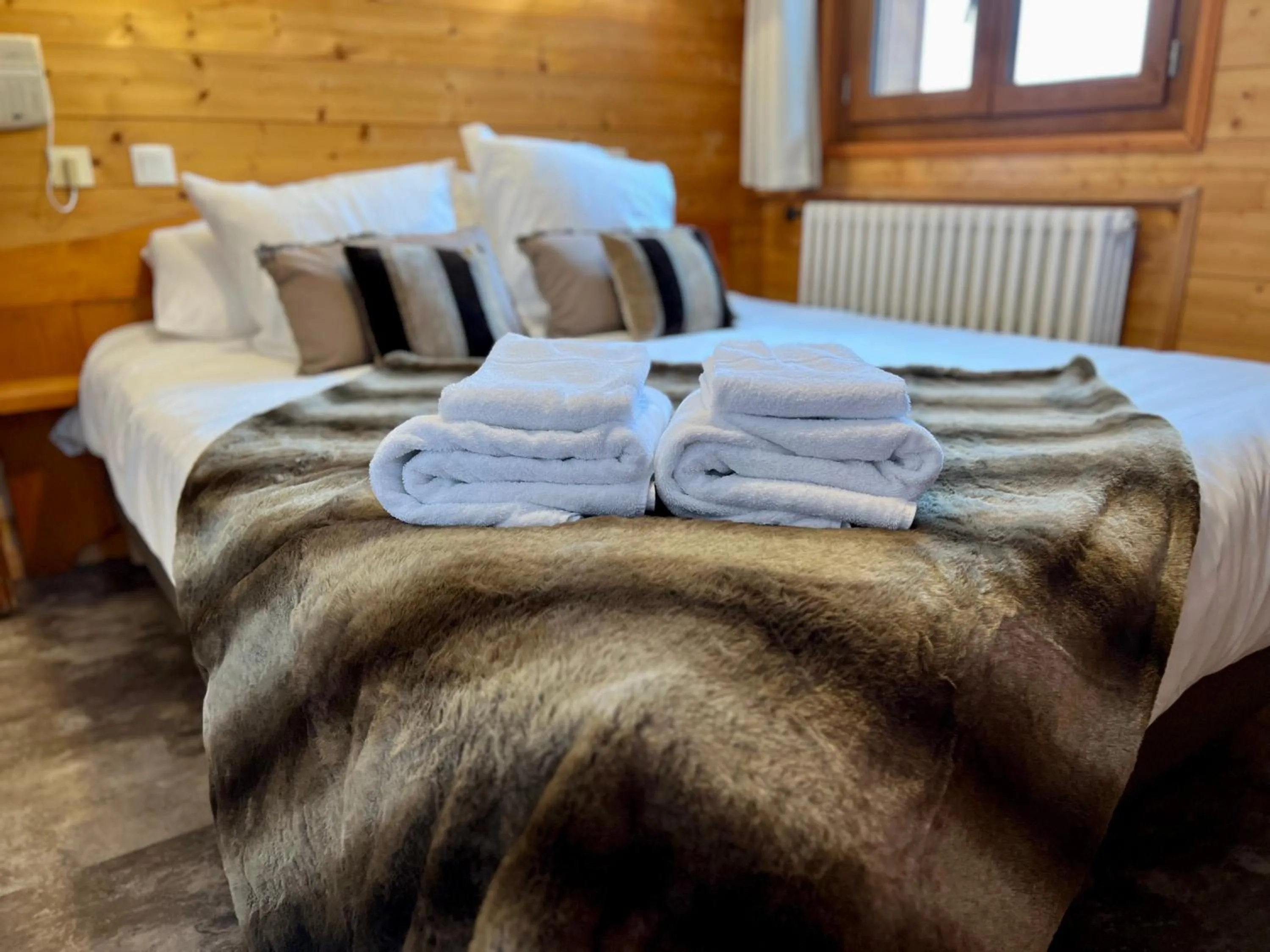 Bed in Hotel Le Christiania