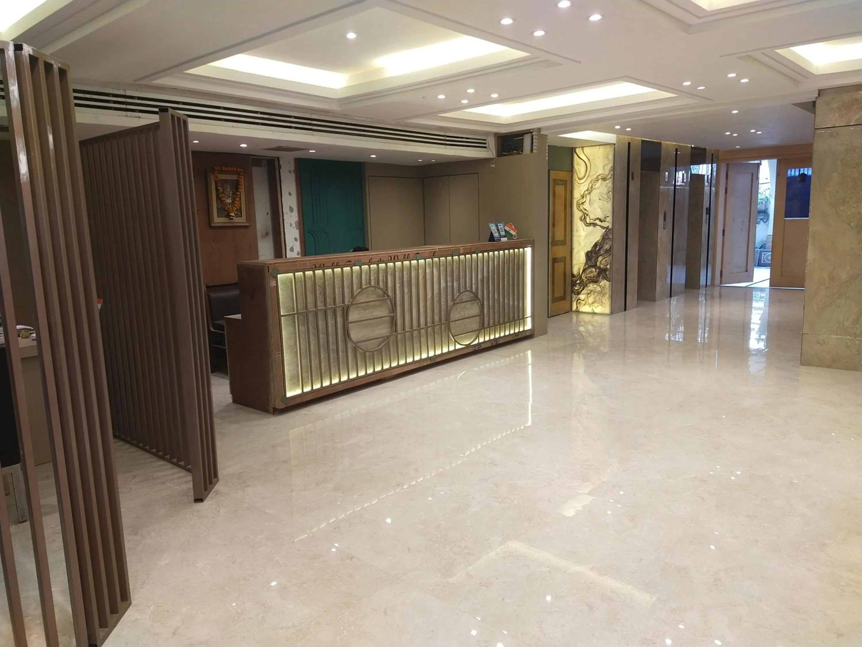 Lobby or reception in Hotel Gagan Plaza
