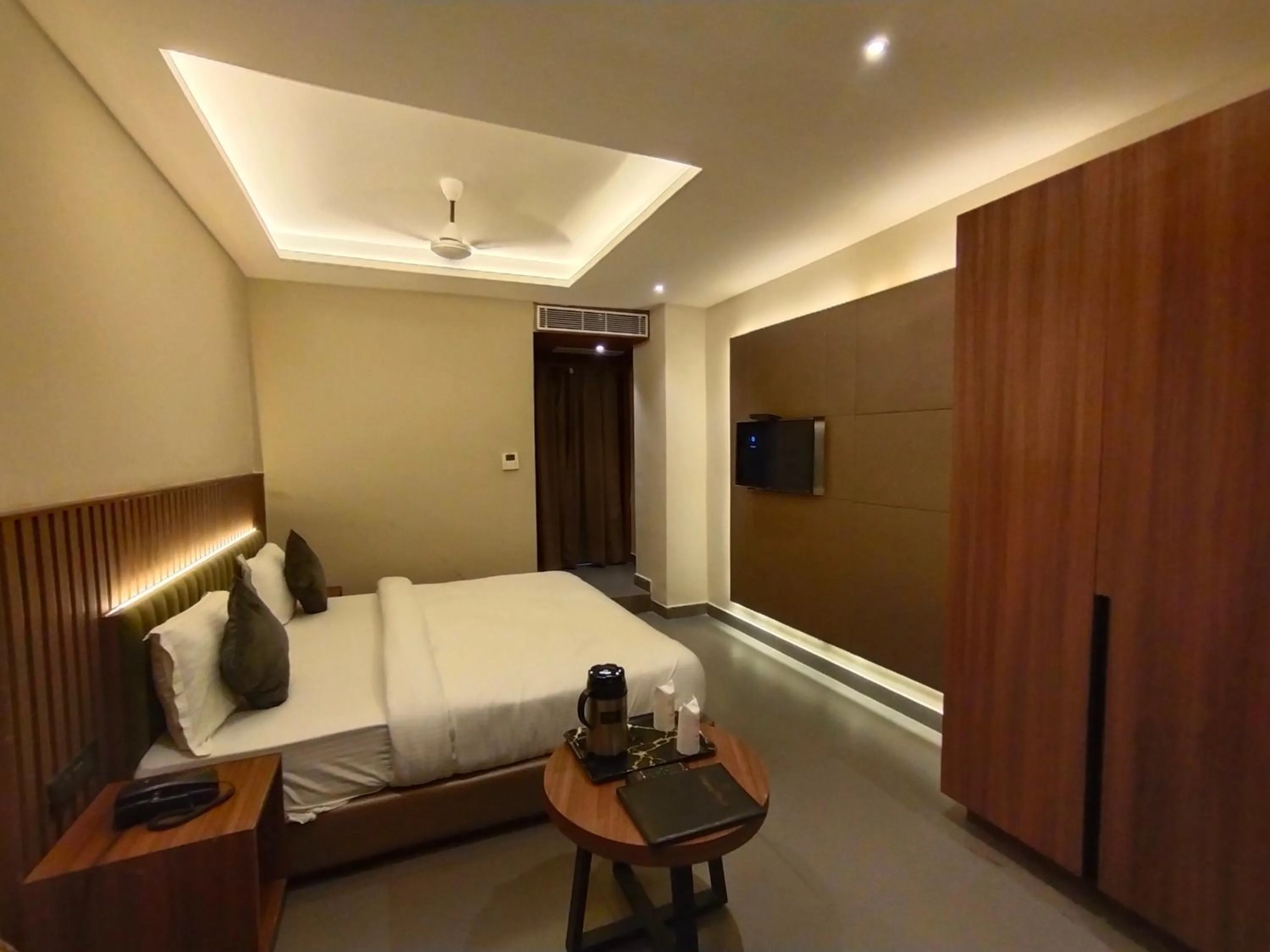 Bed in Hotel Gagan Plaza