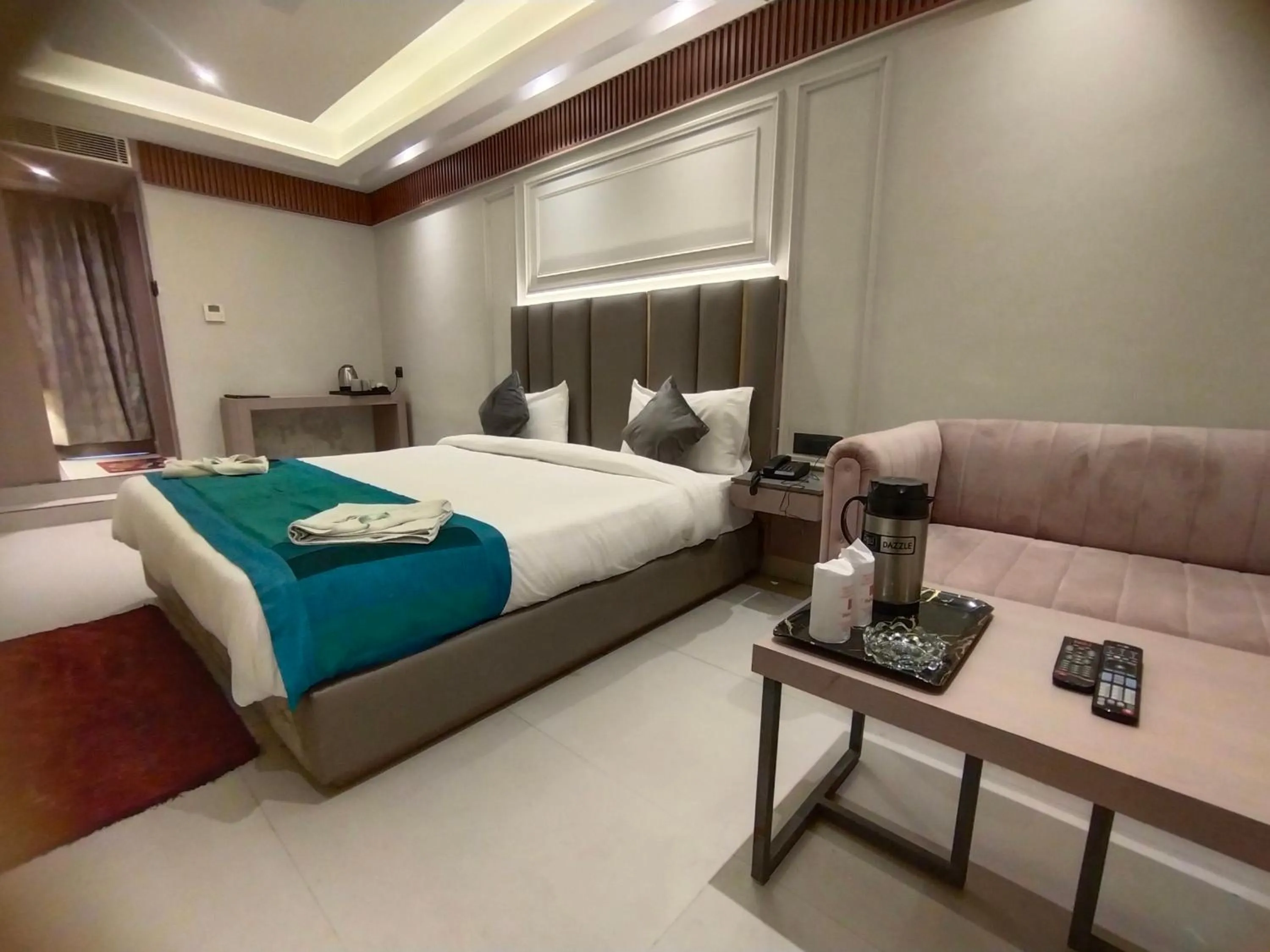 Bed in Hotel Gagan Plaza