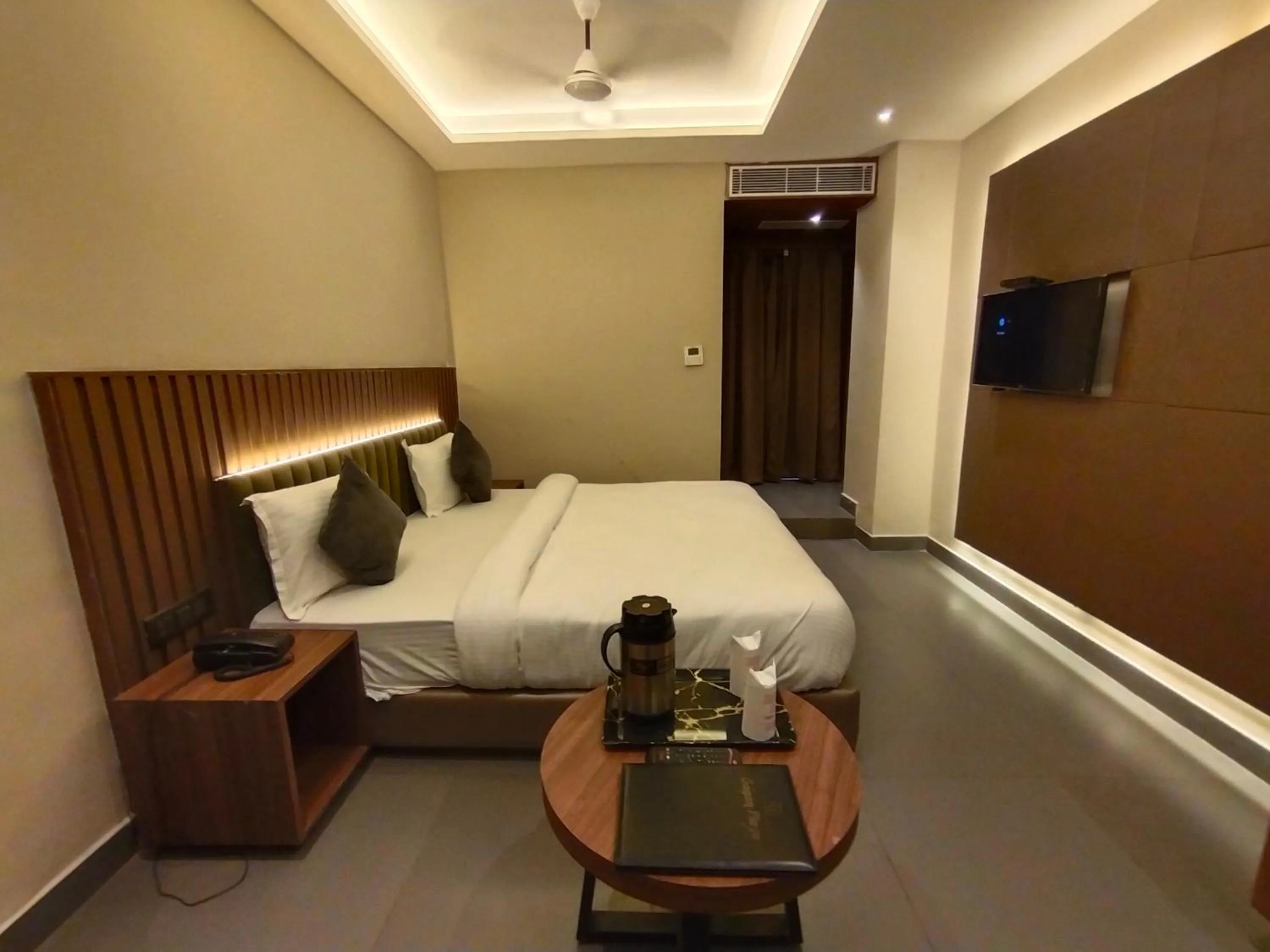 Bed in Hotel Gagan Plaza