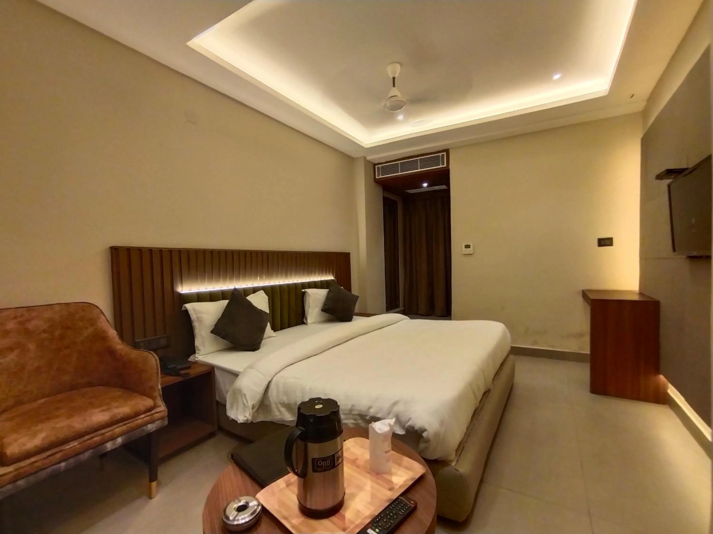 Bed in Hotel Gagan Plaza
