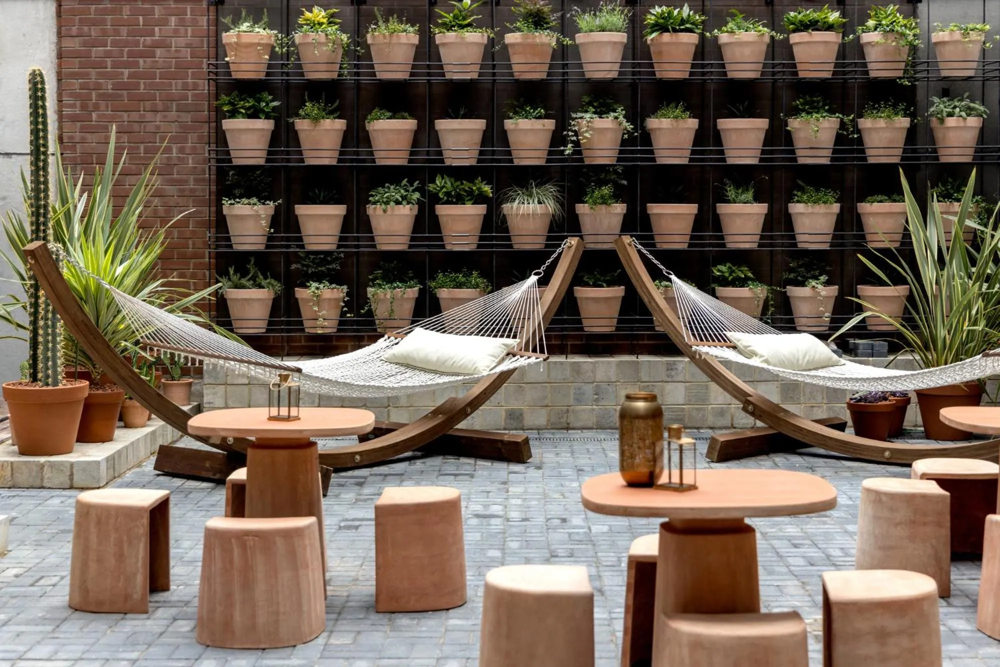 Seating area in Bermonds Locke, Tower Bridge