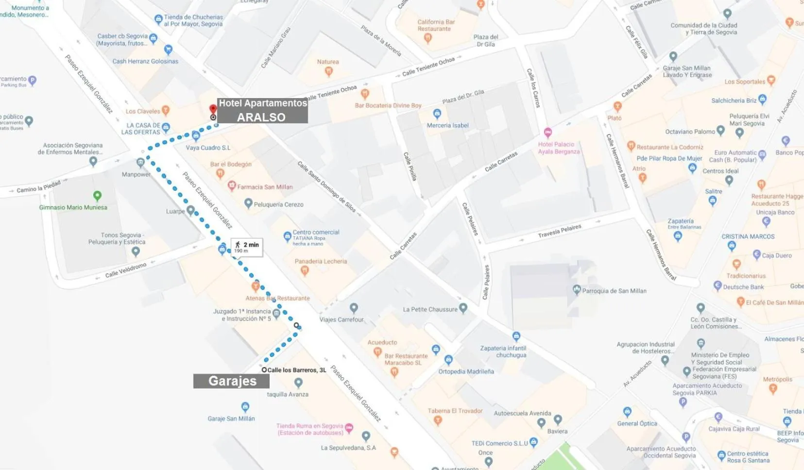 Area and facilities in Hotel Apartamentos Aralso