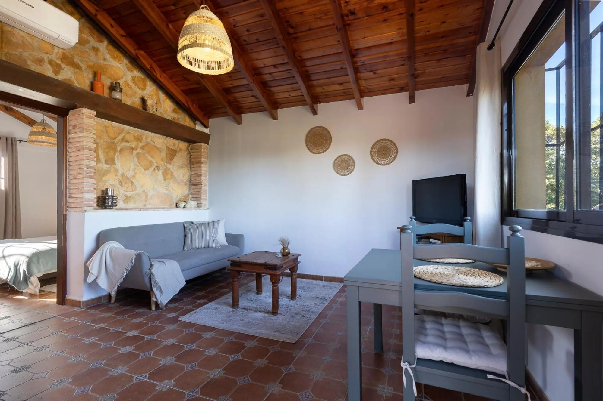 Living room, Bed in La Granja de Antonio