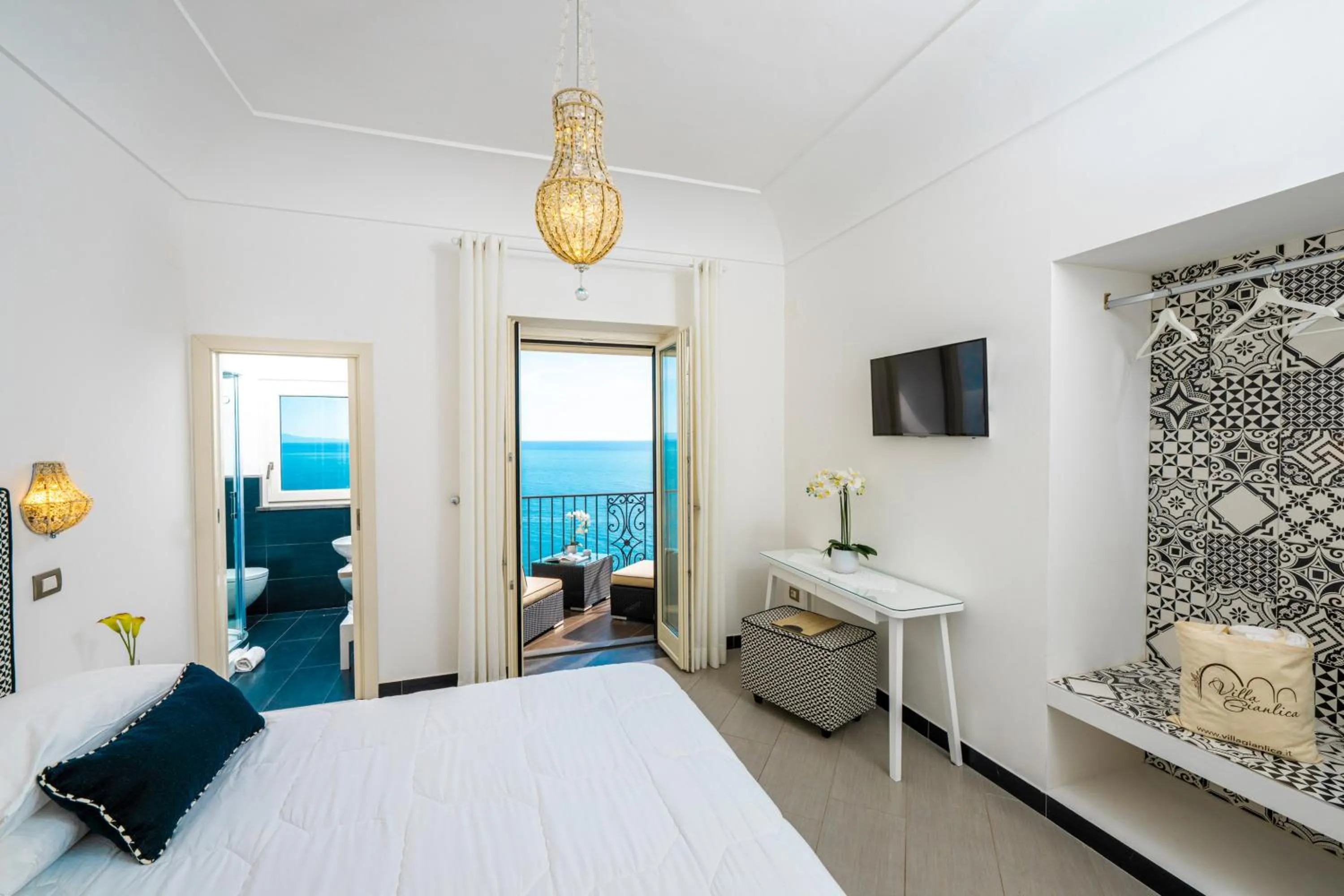 Bed in Villa Gianlica