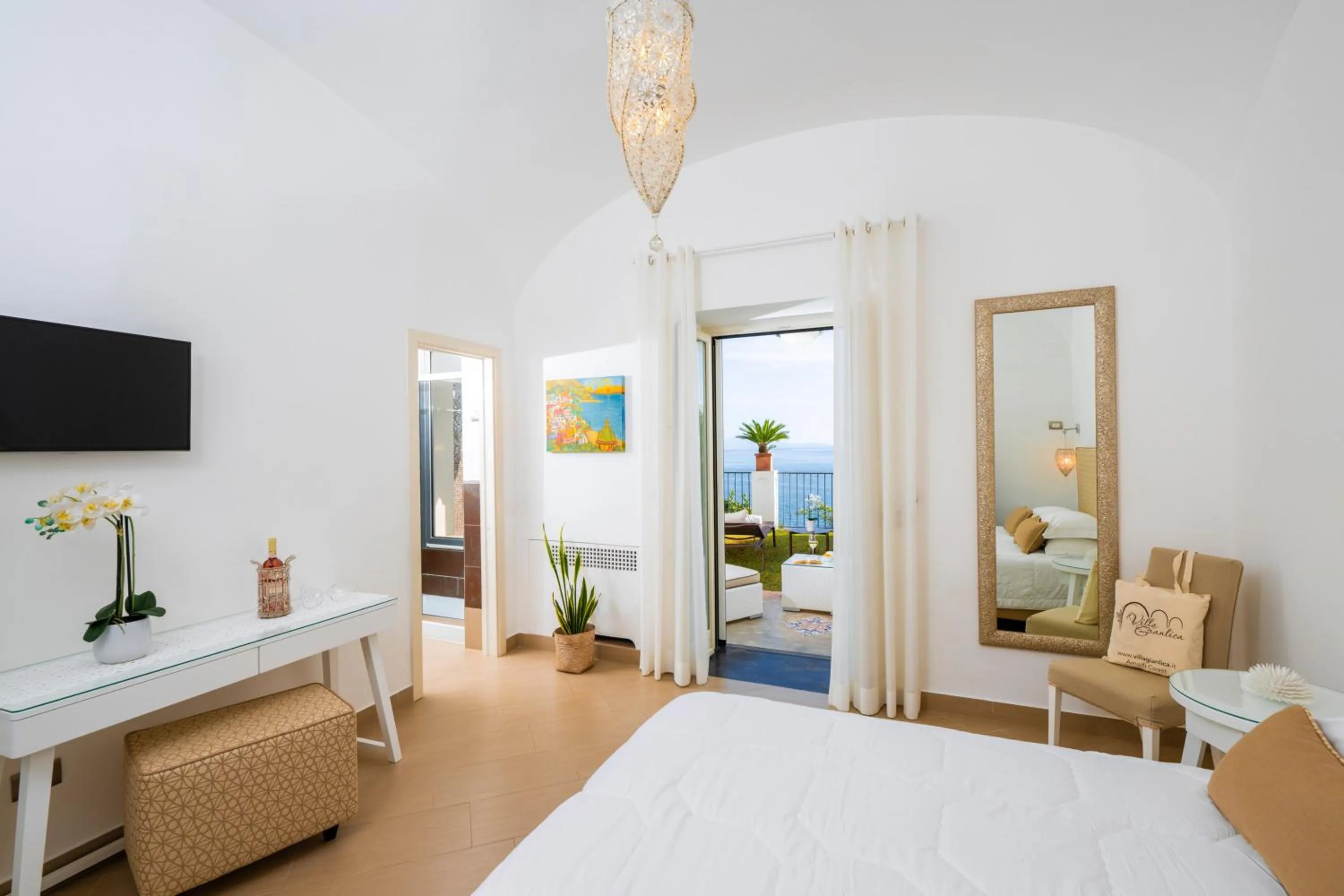 Bed in Villa Gianlica