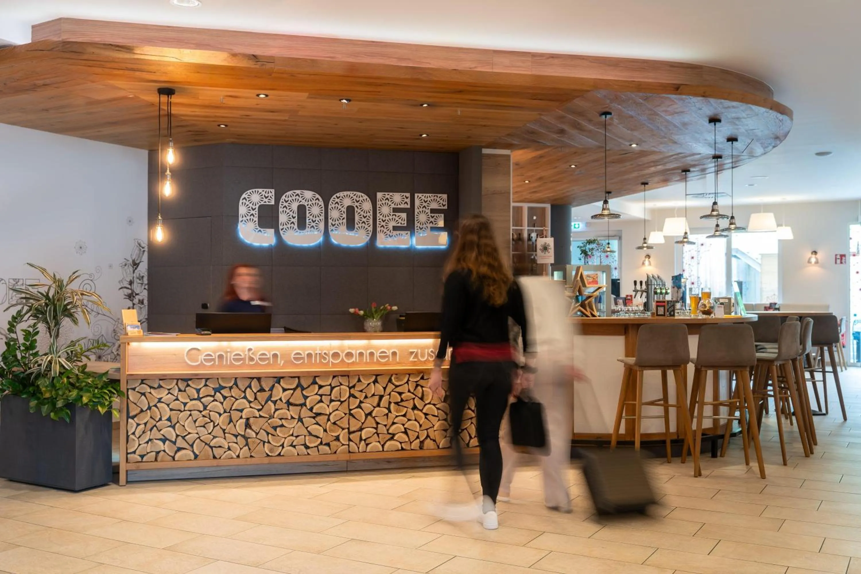 Lobby or reception in COOEE alpin Hotel Bad Kleinkirchheim