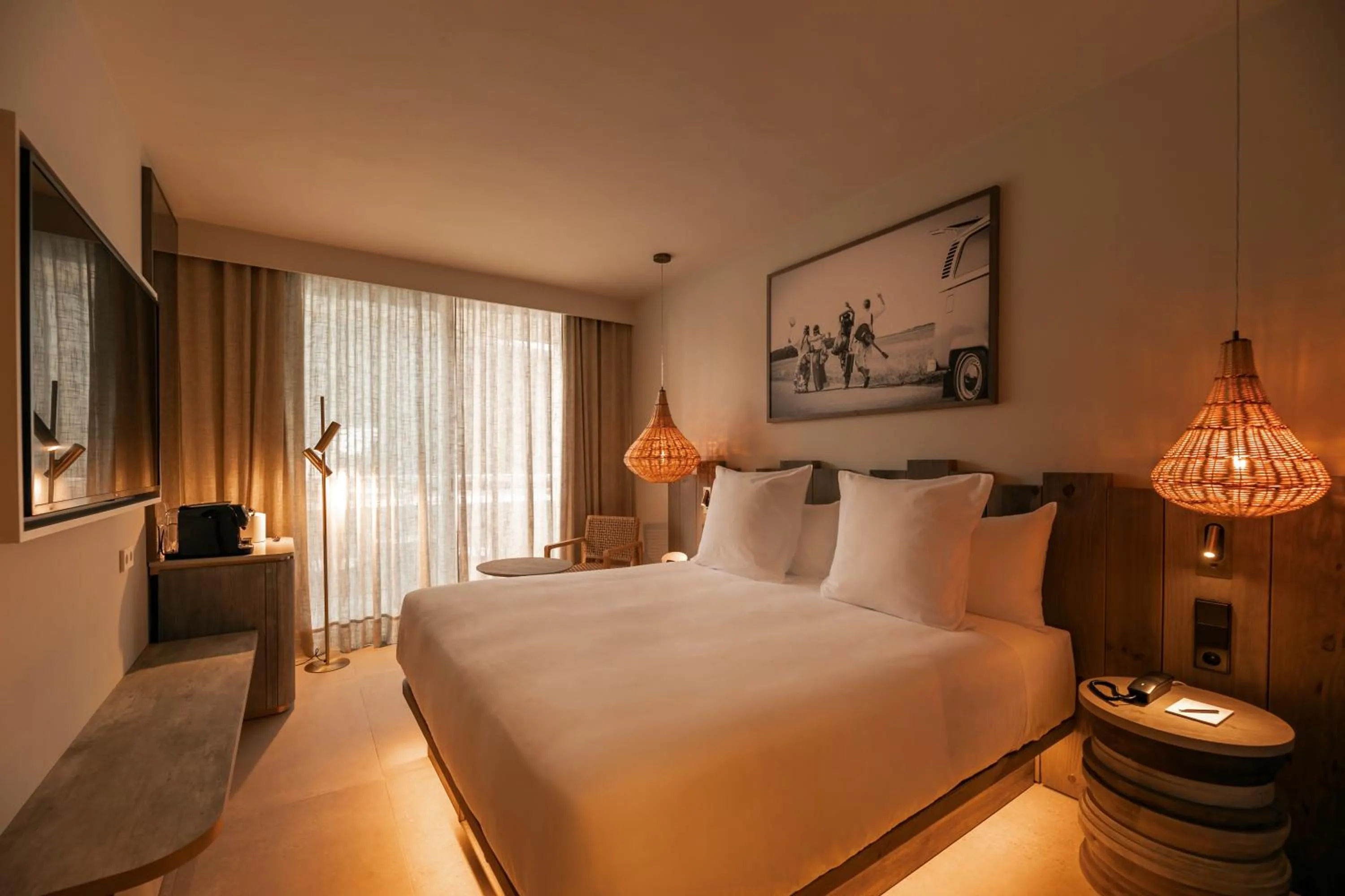 Bedroom, Bed in Hyde Hotel Ibiza Beach Resort by ACCOR