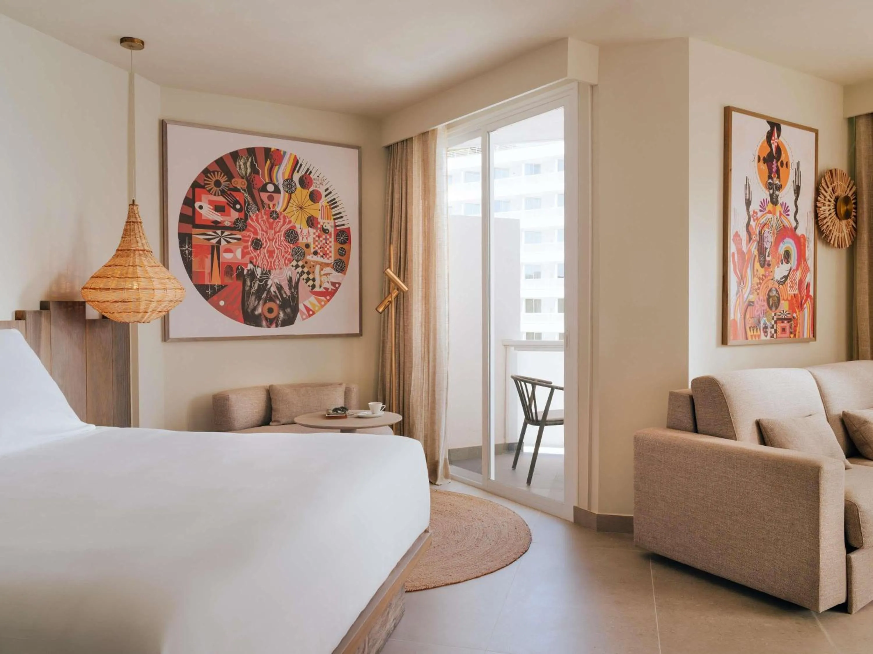 Bedroom, Bed in Hyde Hotel Ibiza Beach Resort by ACCOR